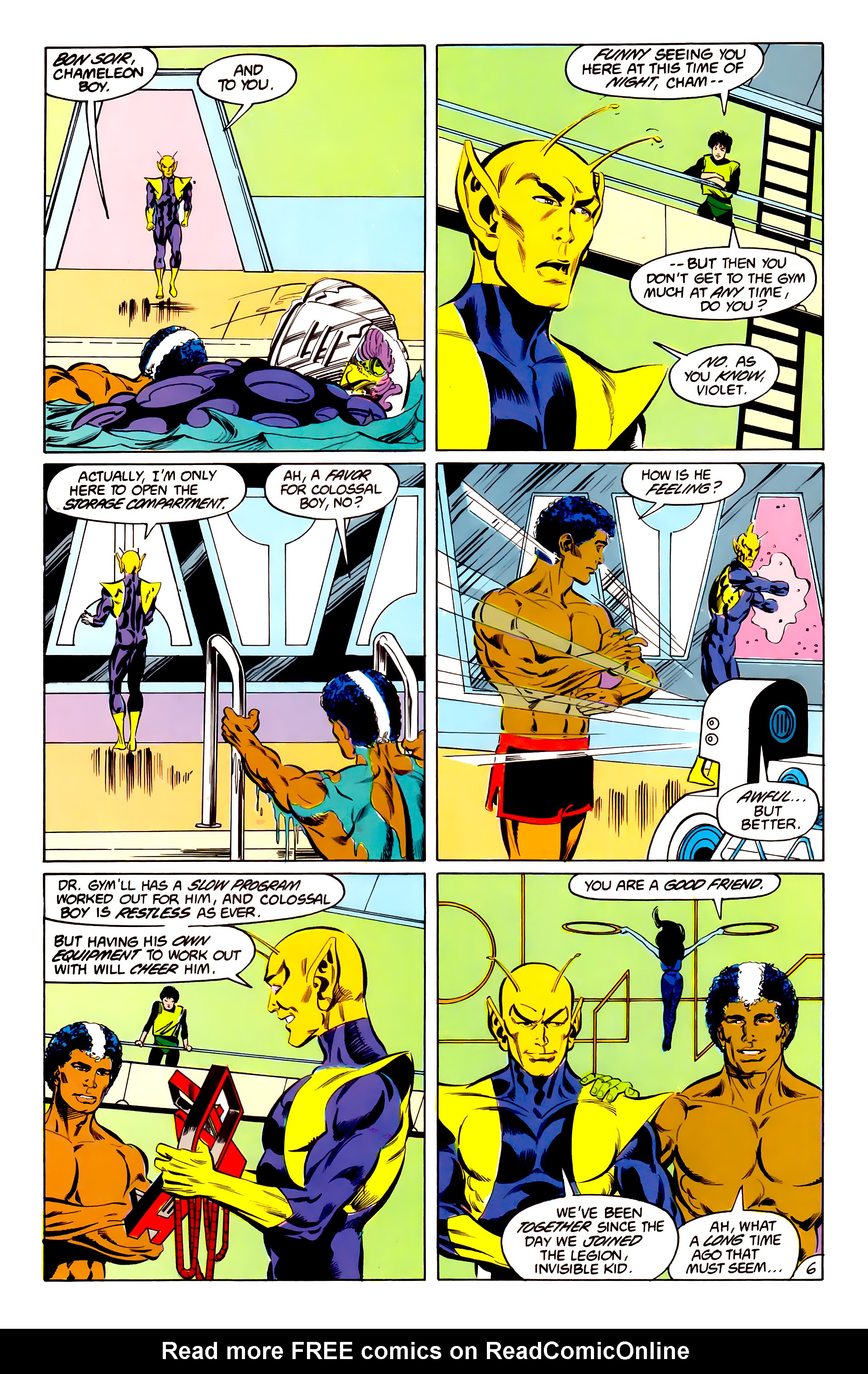 Read online Legion of Super-Heroes (1984) comic -  Issue #42 - 7
