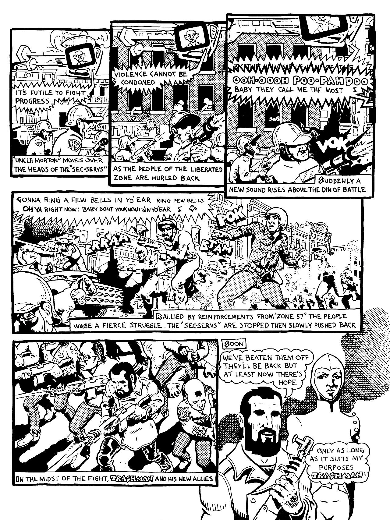 Read online Trashman Lives! comic -  Issue # TPB - 127