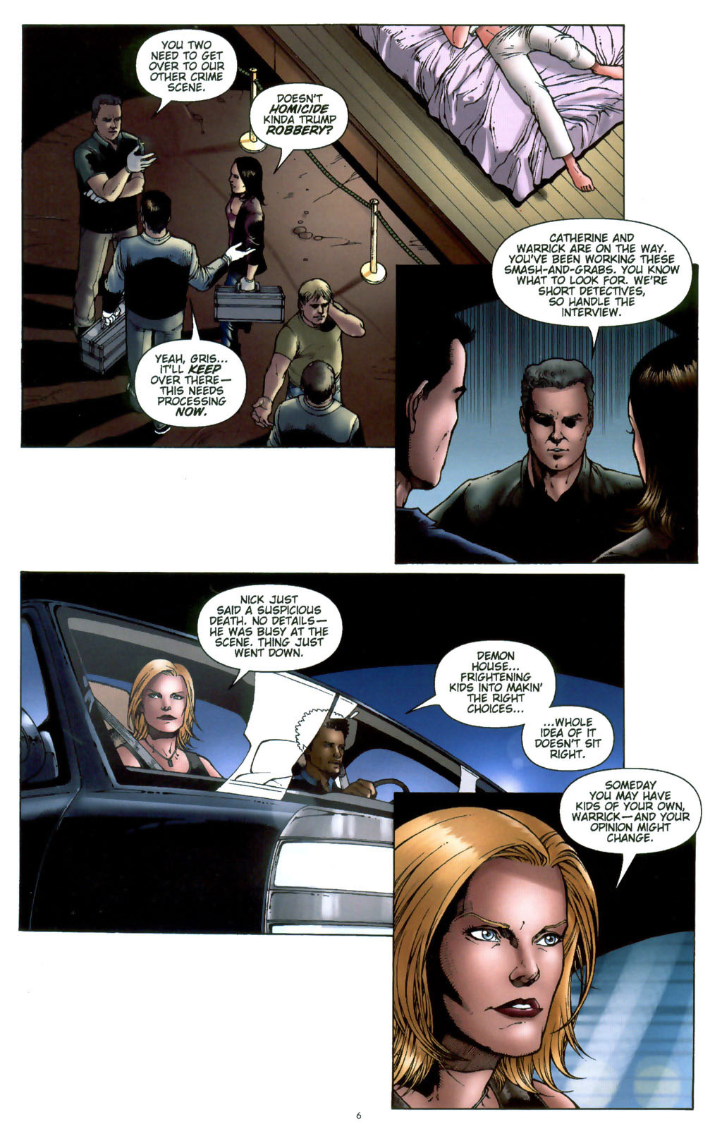 Read online CSI: Crime Scene Investigation: Demon House comic -  Issue #2 - 8