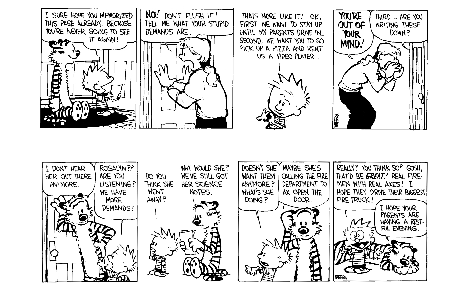 Read online Calvin and Hobbes comic -  Issue #5 - 50