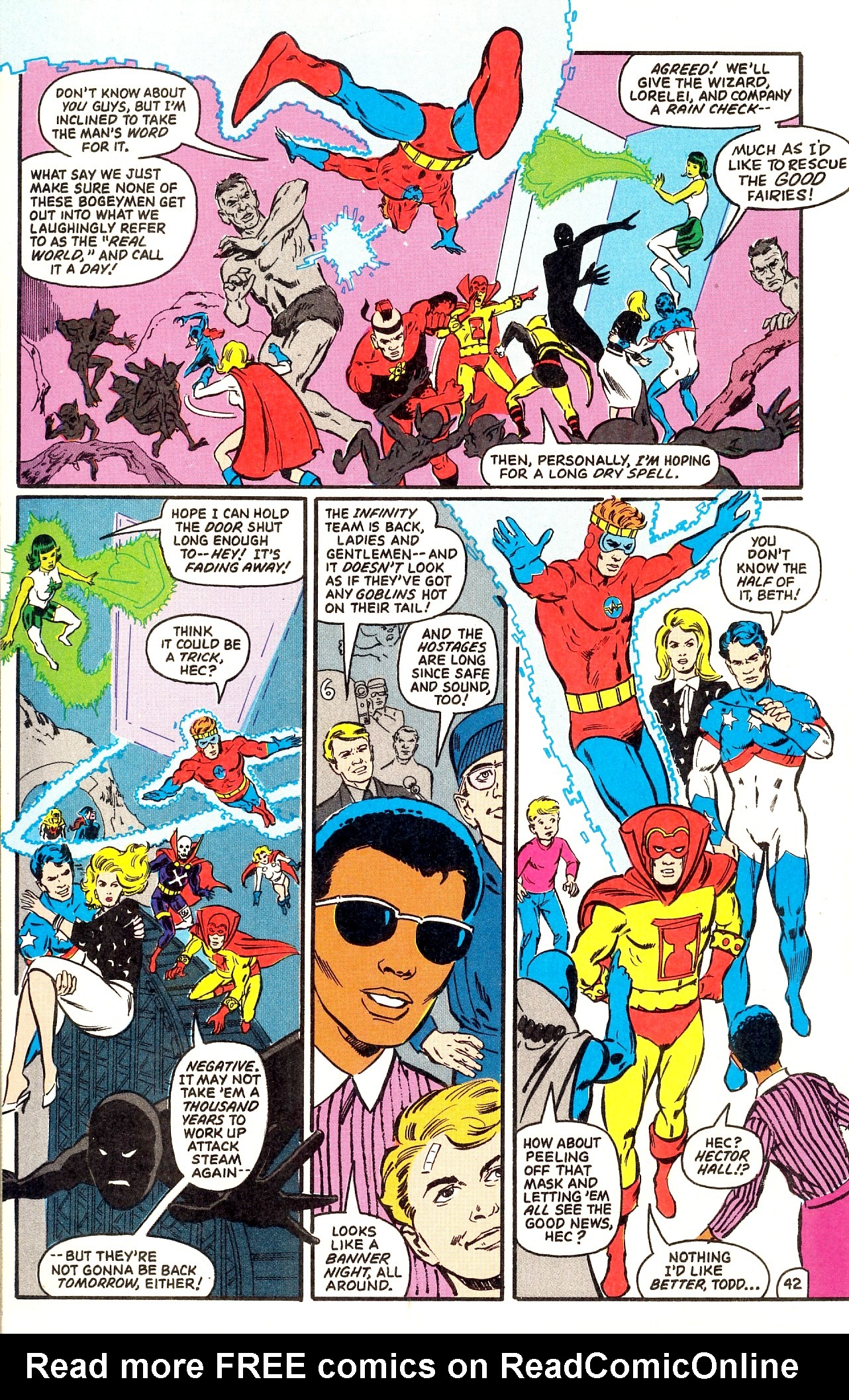 Read online Infinity Inc. (1984) comic -  Issue #50 - 43