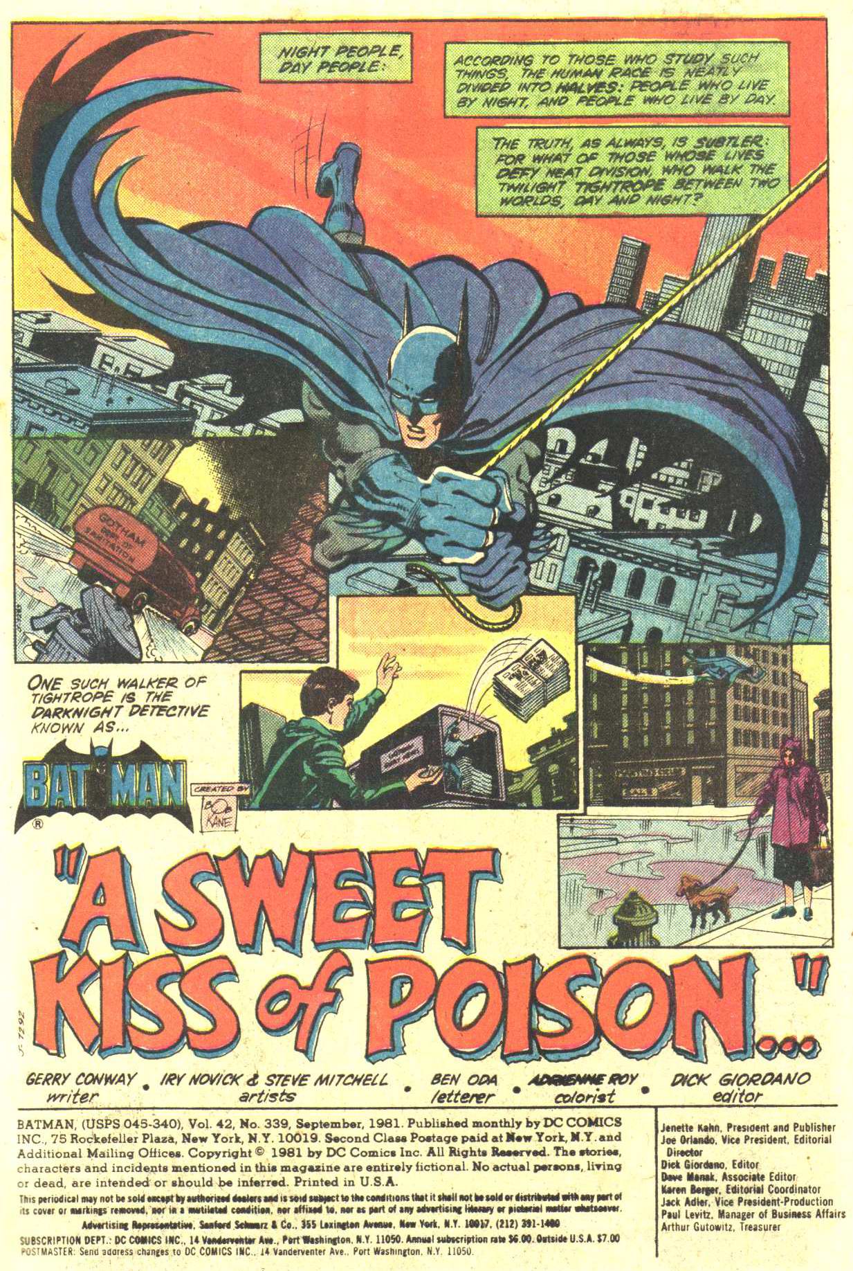 Read online Batman (1940) comic -  Issue #339 - 3