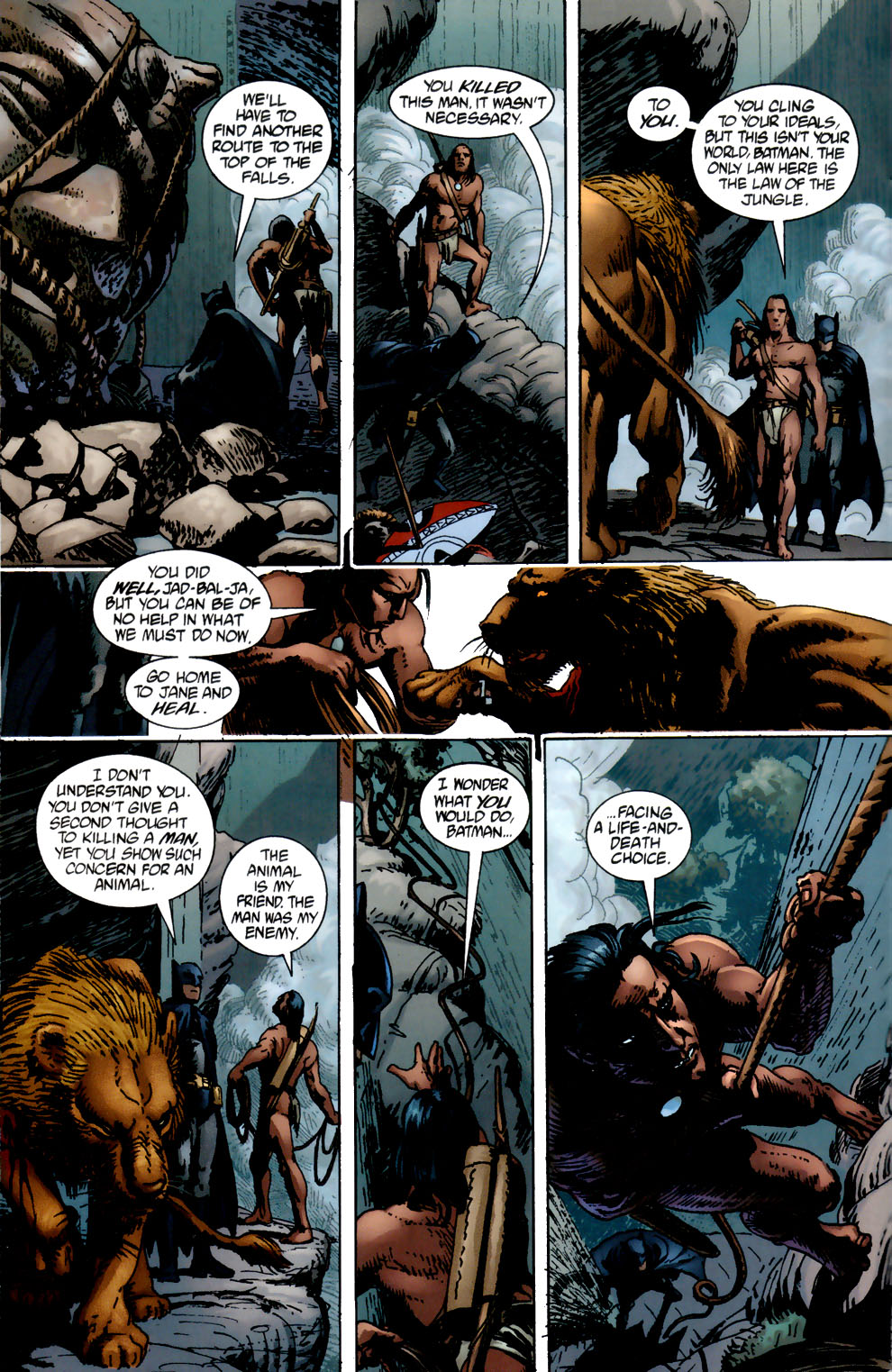 Read online Batman/Tarzan: Claws of the Cat-Woman comic -  Issue #3 - 10