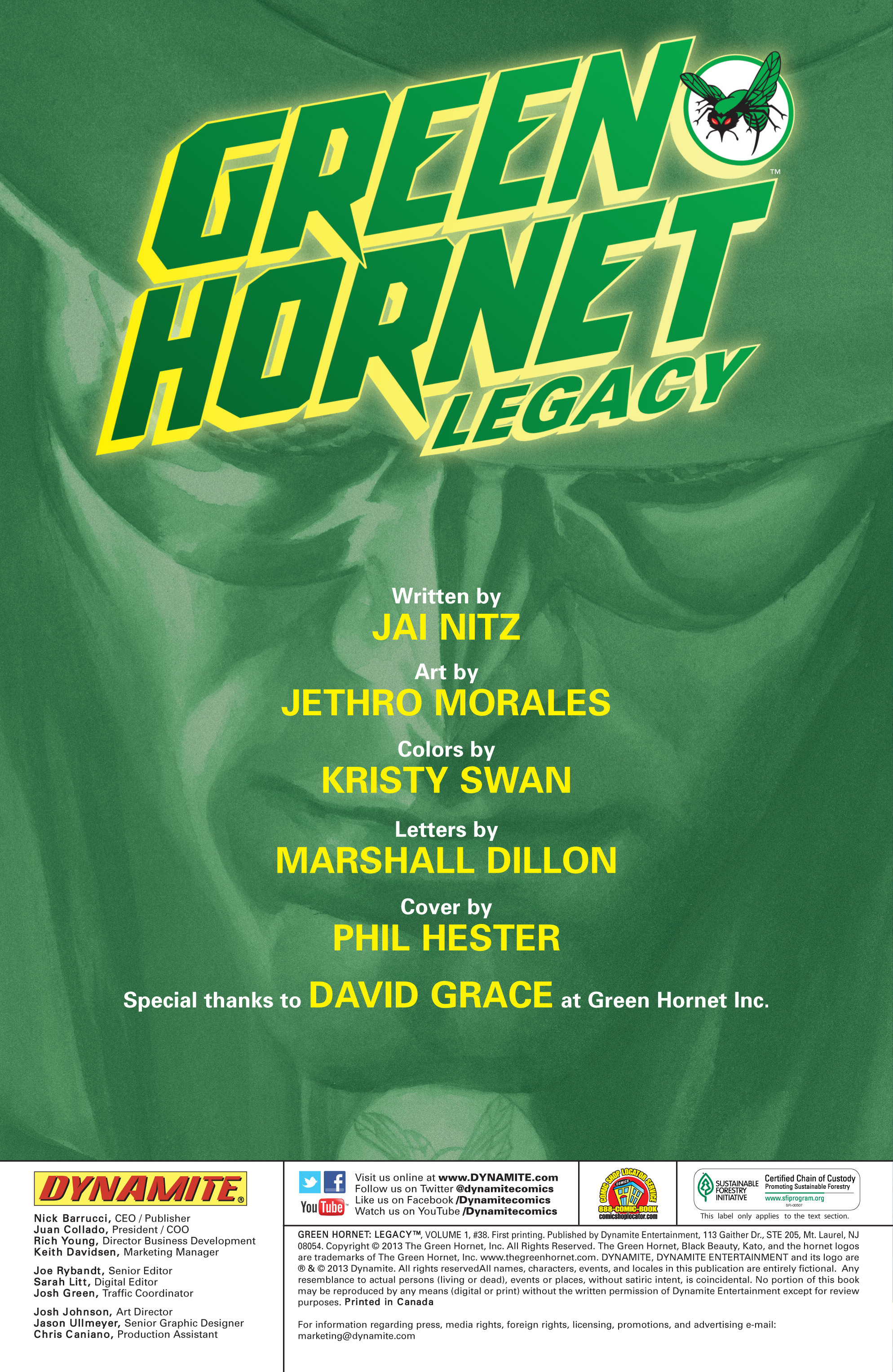 Read online Green Hornet: Legacy comic -  Issue #38 - 2
