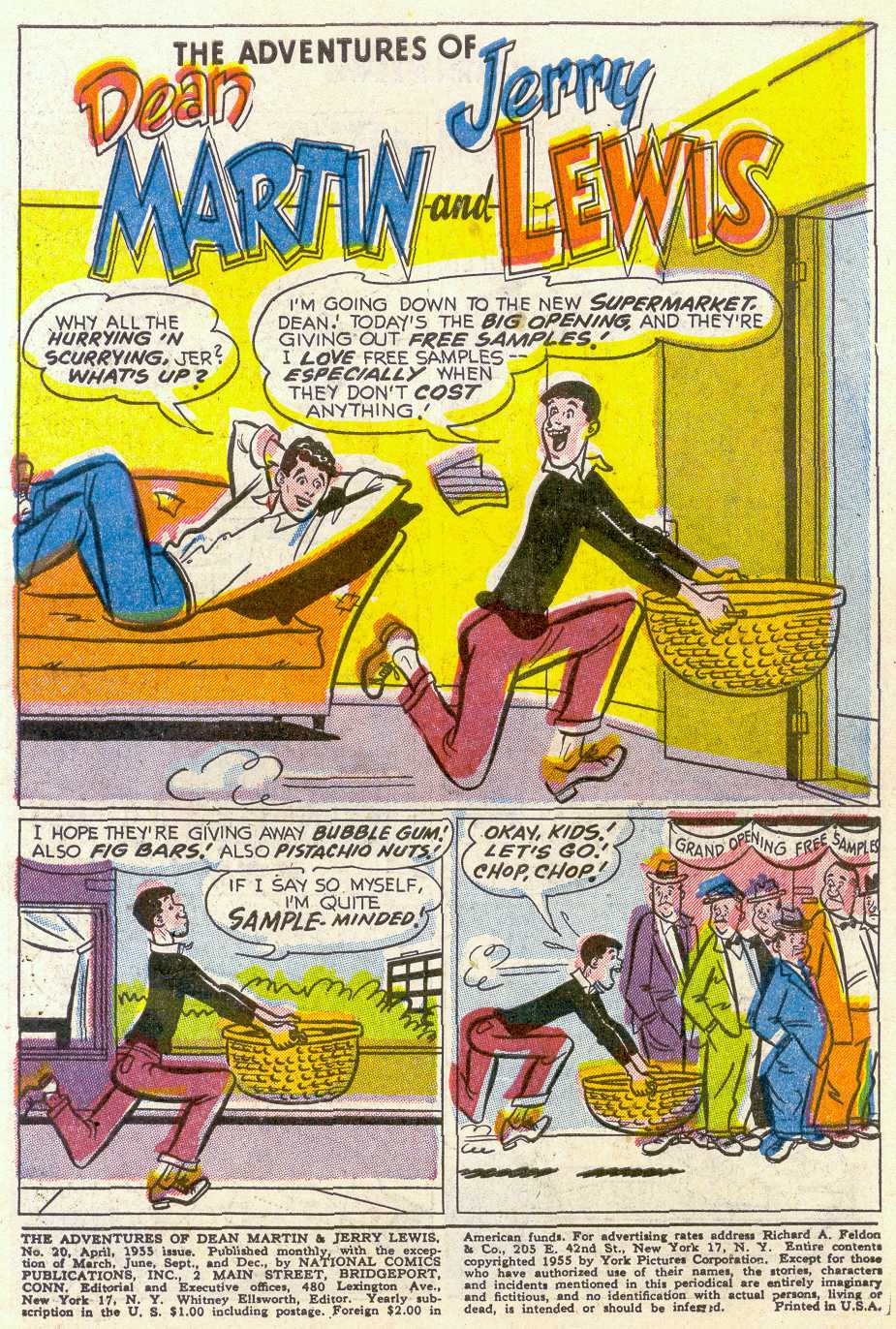 Read online The Adventures of Dean Martin and Jerry Lewis comic -  Issue #20 - 3