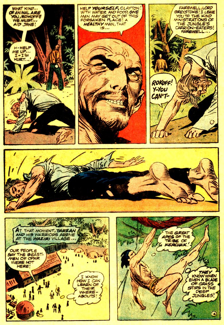 Read online Tarzan (1972) comic -  Issue #222 - 16