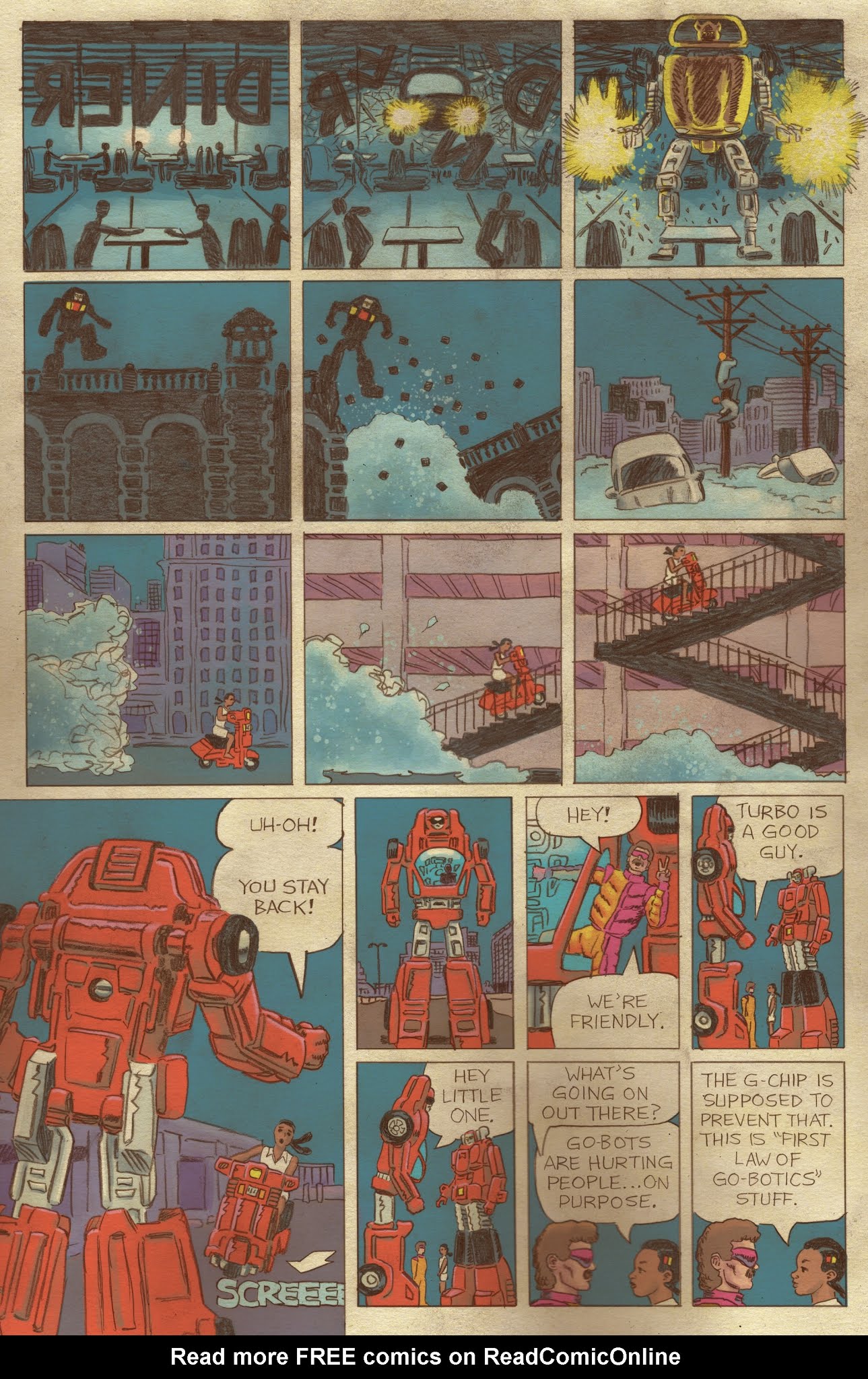 Read online Go-Bots comic -  Issue #2 - 6