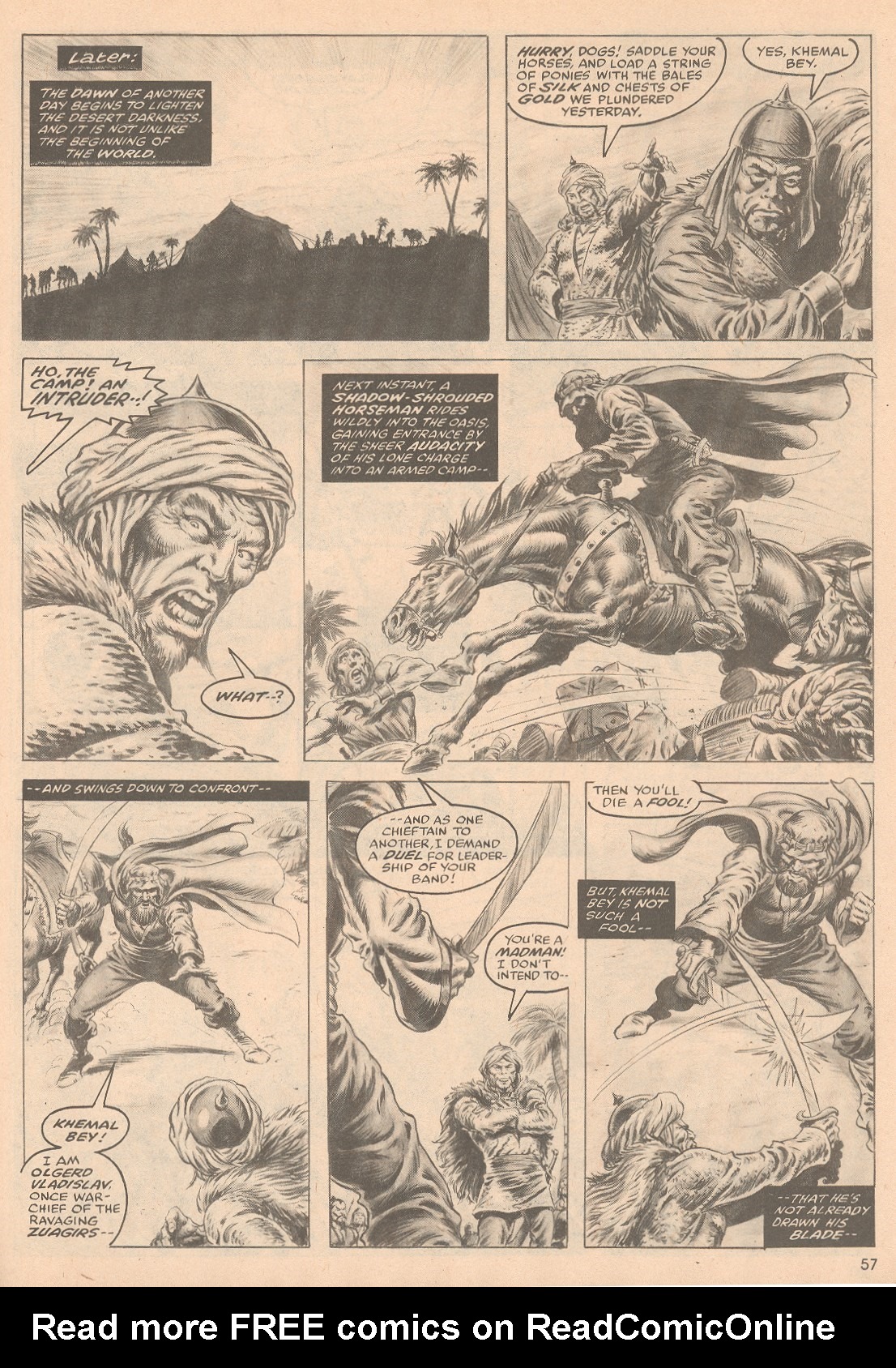Read online The Savage Sword Of Conan comic -  Issue #58 - 58