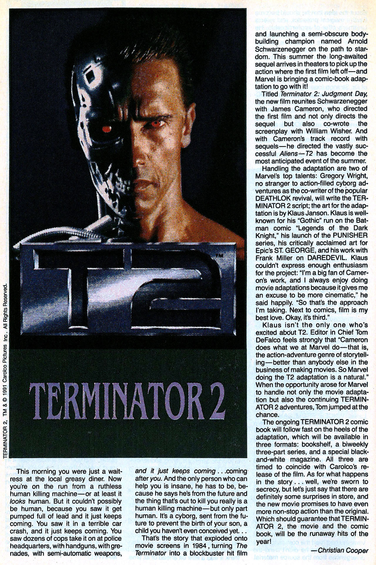 Read online Marvel Age comic -  Issue #102 - 10