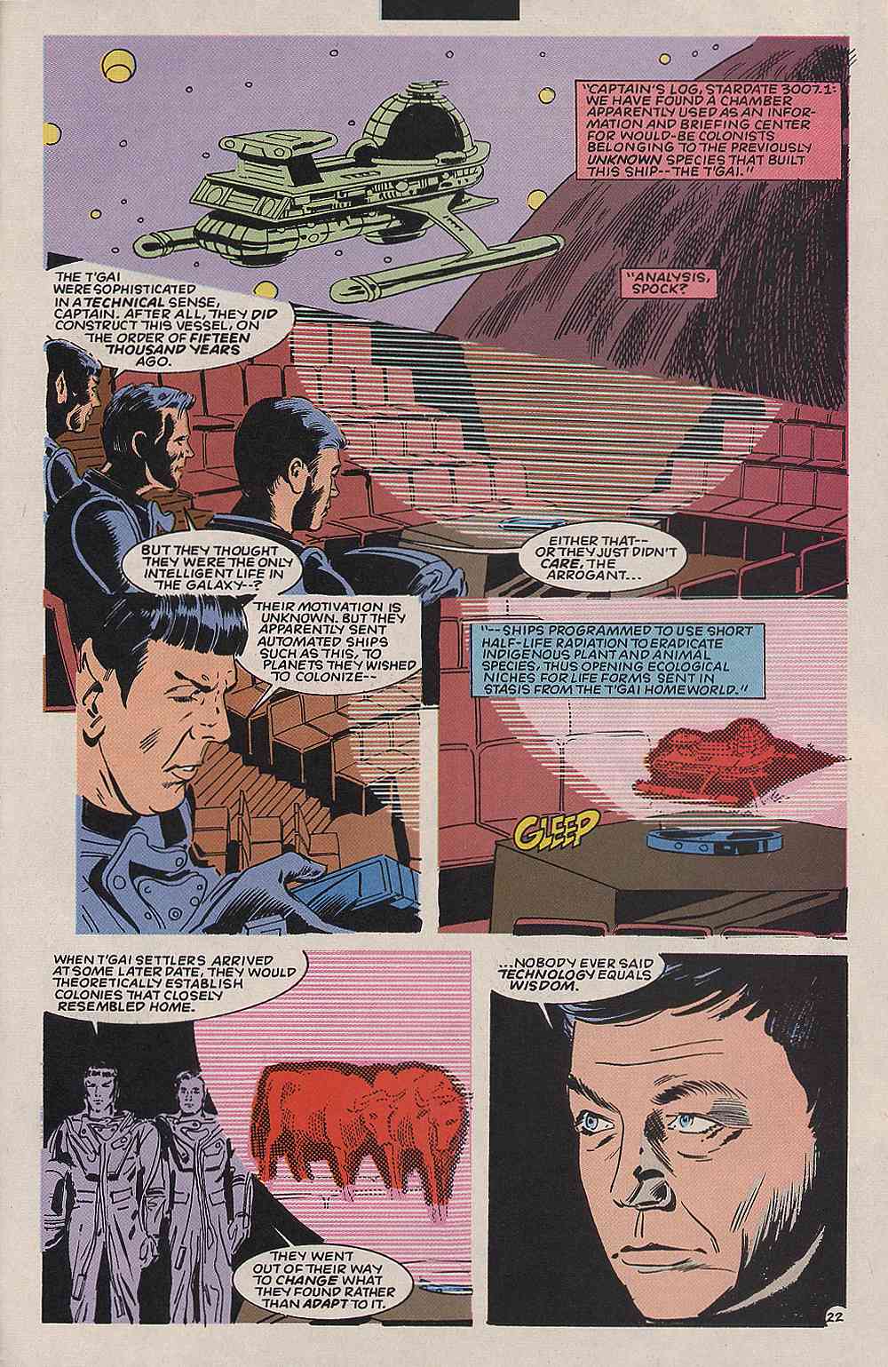 Read online Star Trek (1989) comic -  Issue #60 - 23
