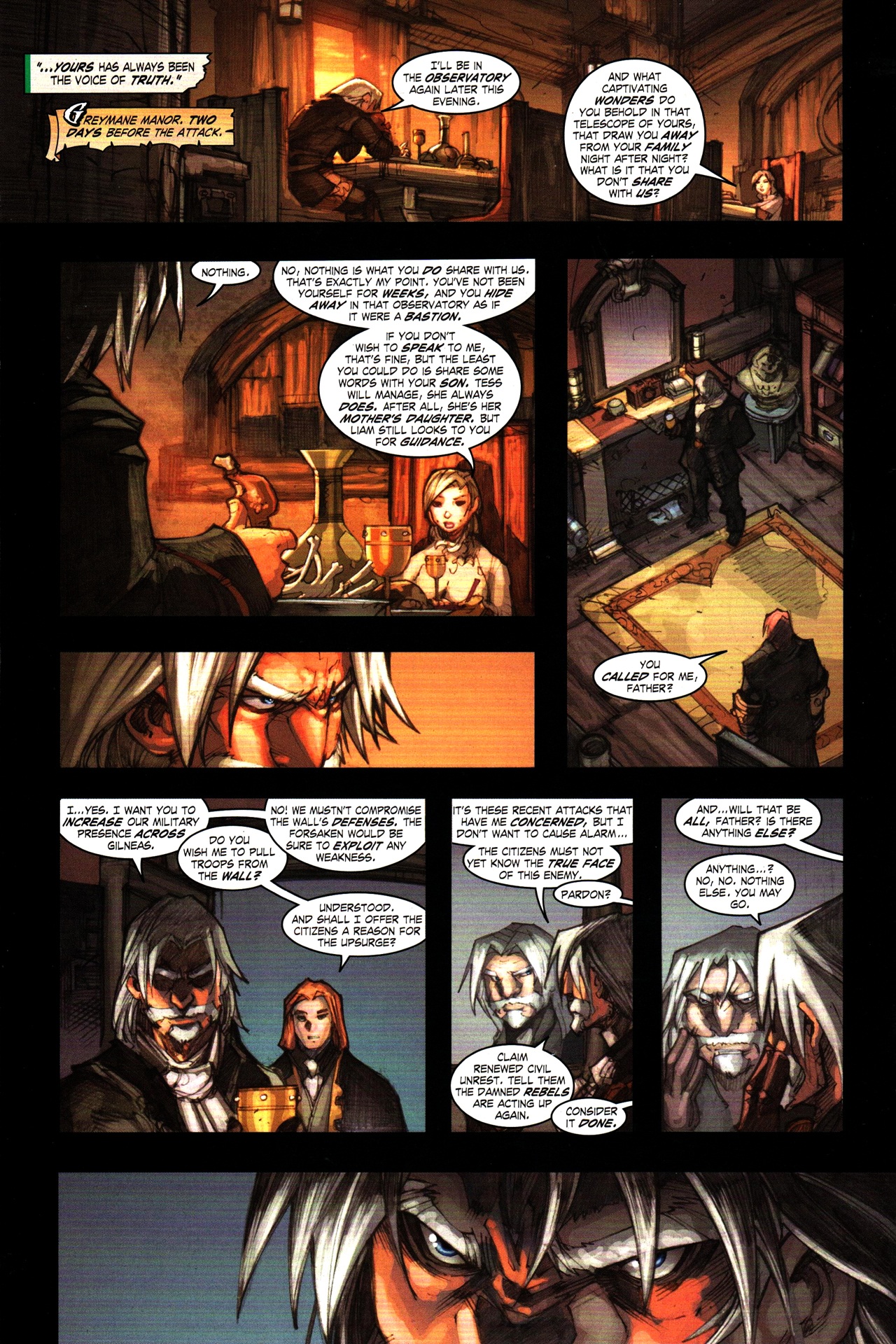 Read online World of Warcraft: Curse of the Worgen comic -  Issue #2 - 16
