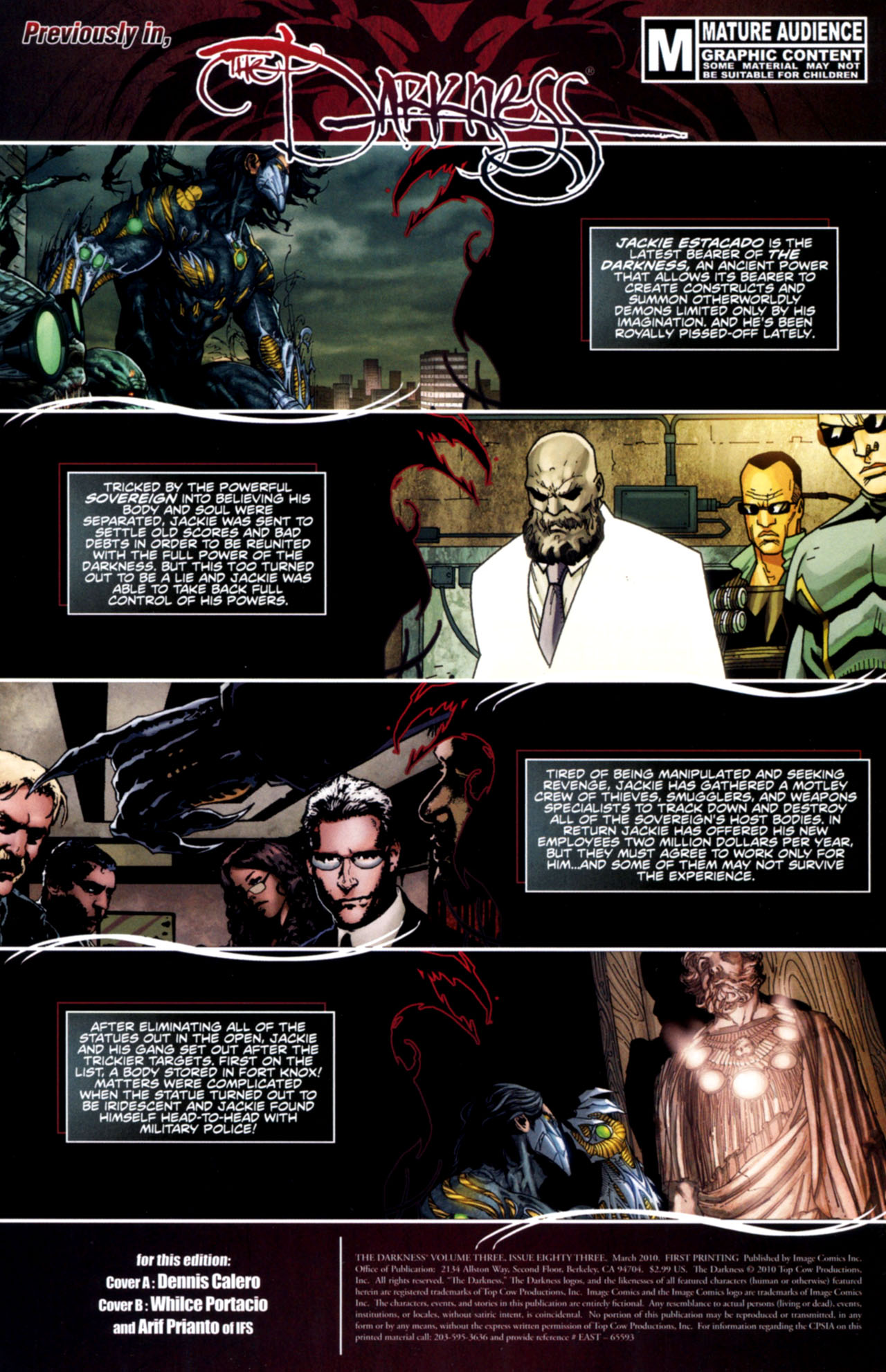 Read online The Darkness (2007) comic -  Issue #83 - 2