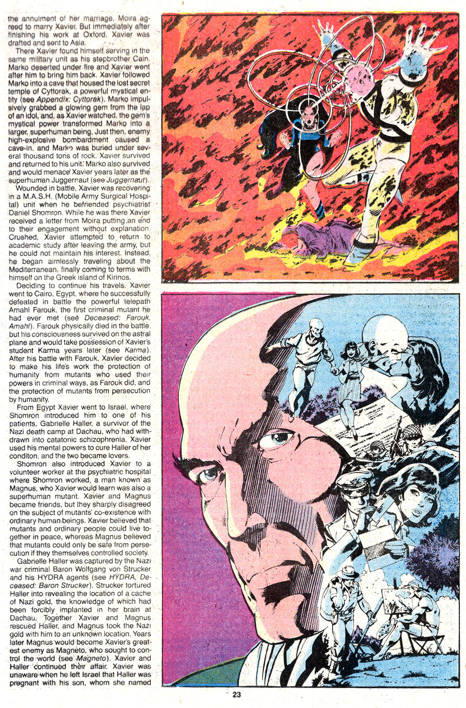 Read online The Official Handbook of the Marvel Universe Deluxe Edition comic -  Issue #10 - 28