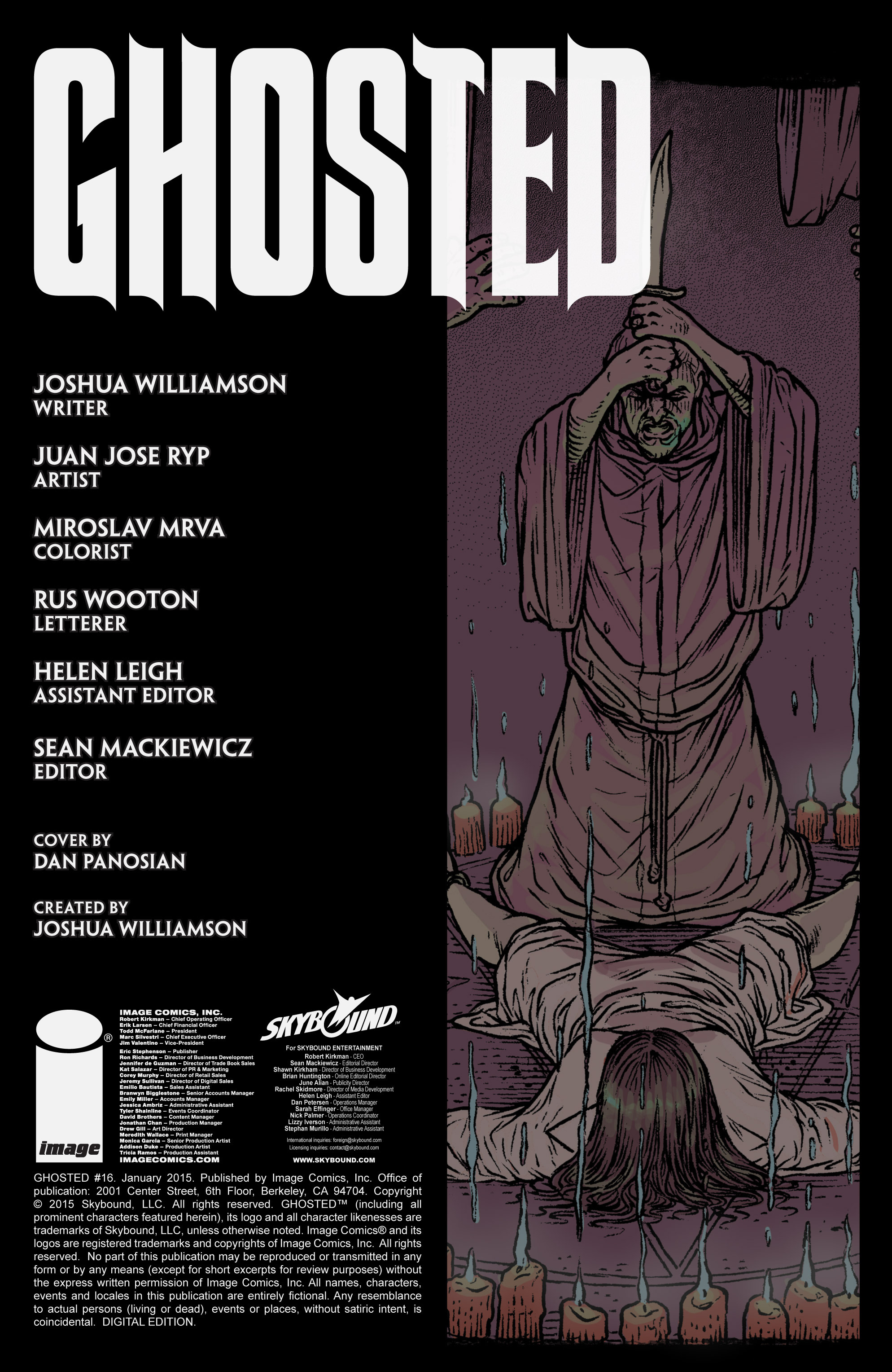 Read online Ghosted comic -  Issue #16 - 2