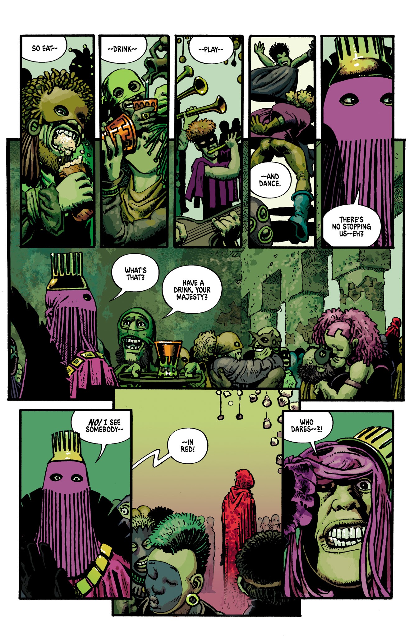 Read online Edgar Allan Poe's The Raven and the Red Death comic -  Issue # Full - 22