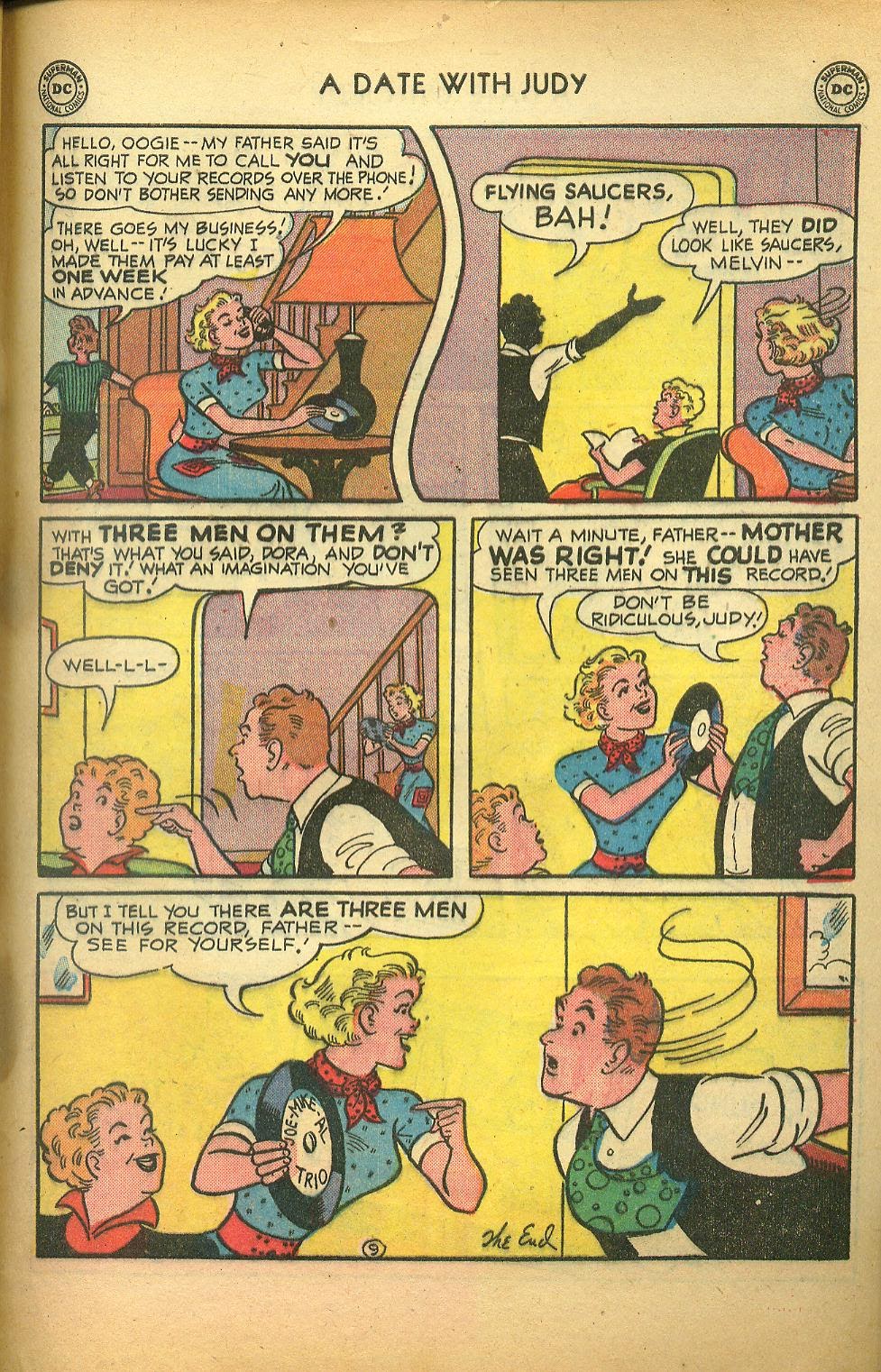 Read online A Date with Judy comic -  Issue #23 - 49