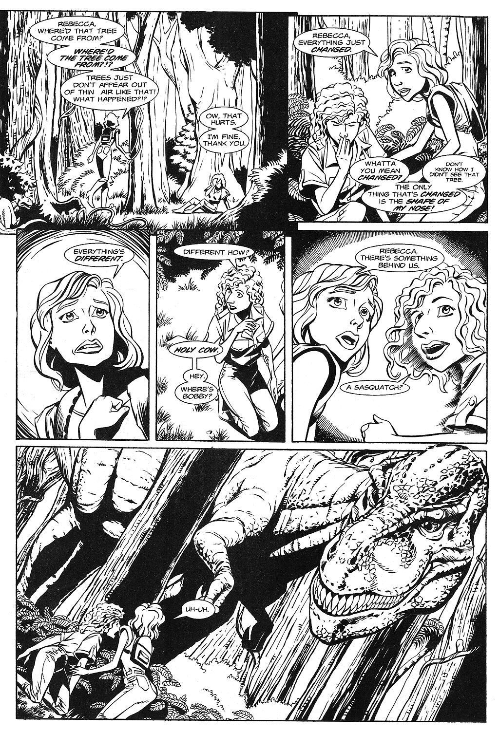 Read online Cavewoman: Missing Link comic -  Issue #1 - 10