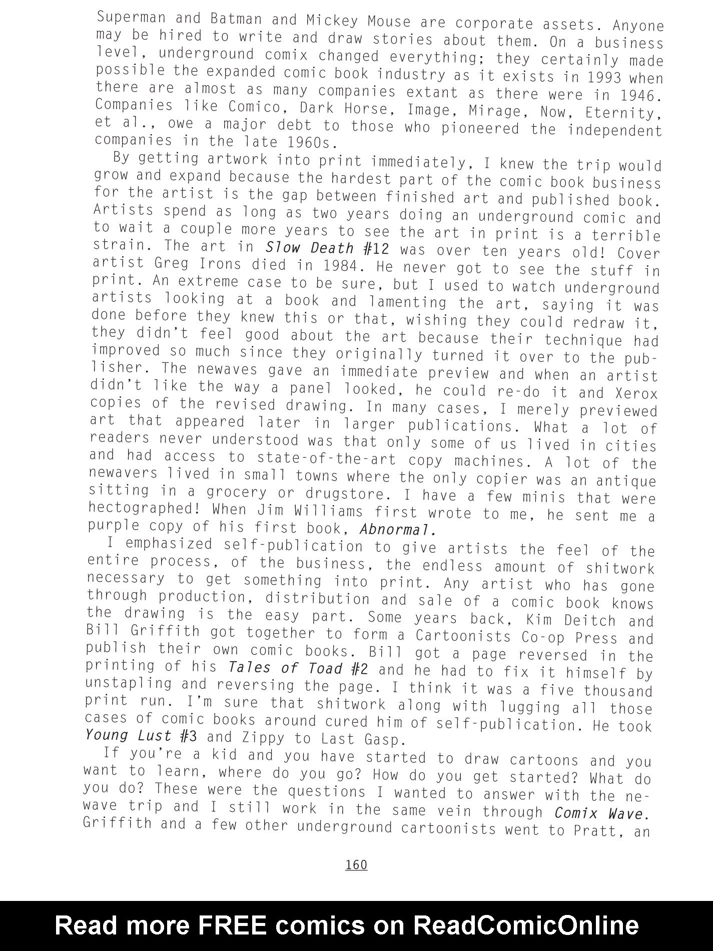 Read online NEWAVE! The Underground Mini Comix of the 1980's comic -  Issue # TPB (Part 2) - 54