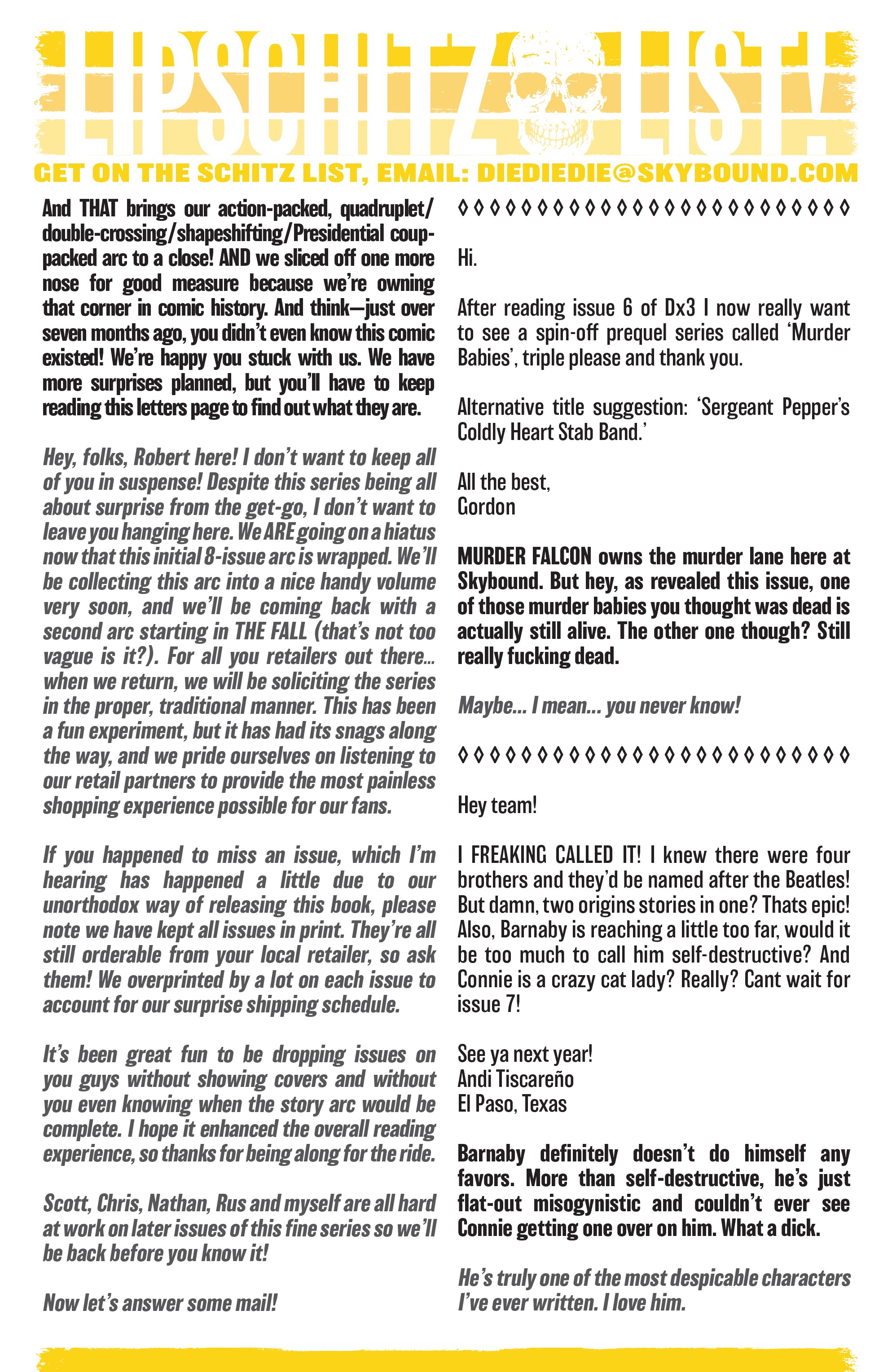 Read online Die!Die!Die! comic -  Issue #8 - 31