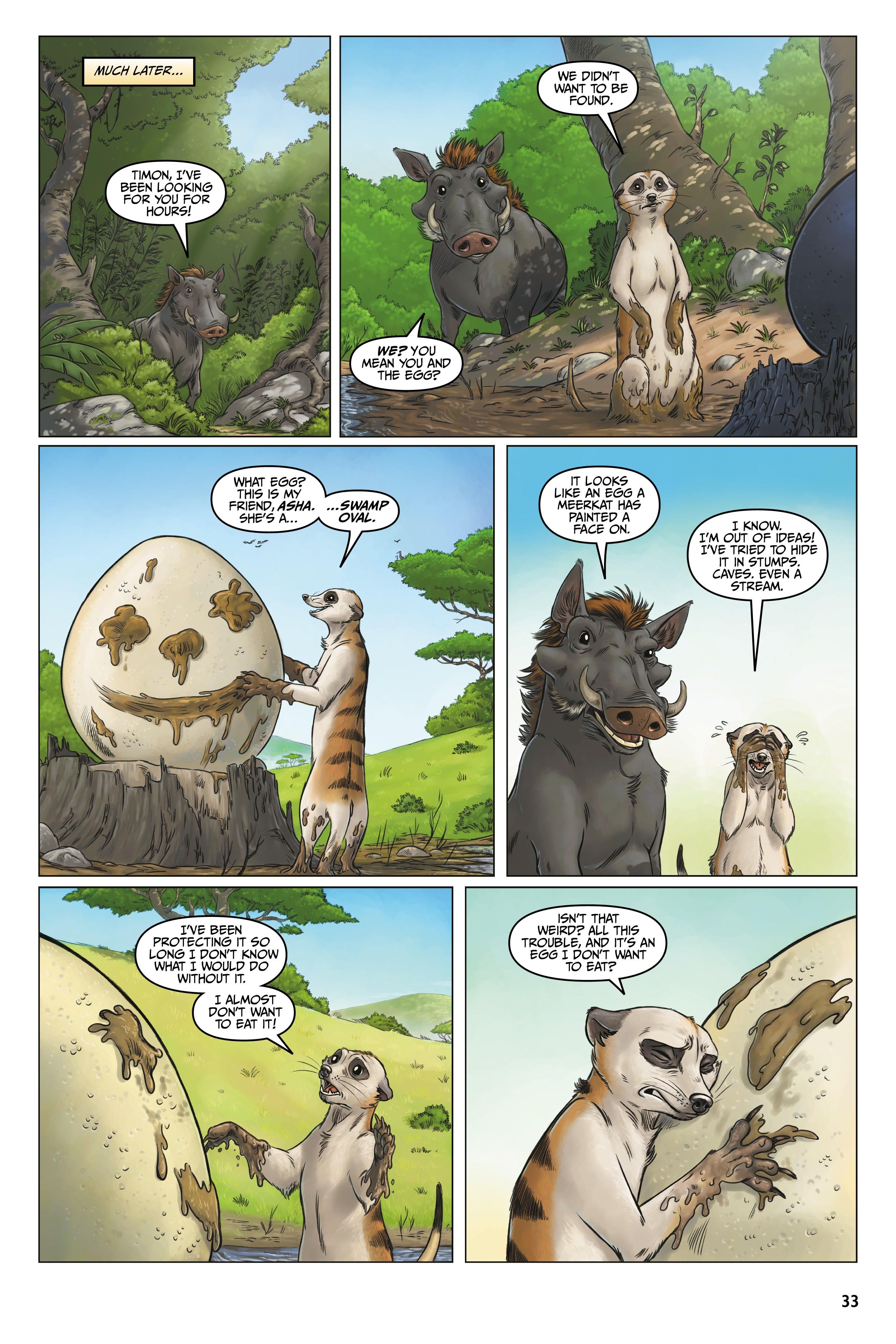 Read online Disney The Lion King: Wild Schemes and Catastrophes comic -  Issue # TPB - 34