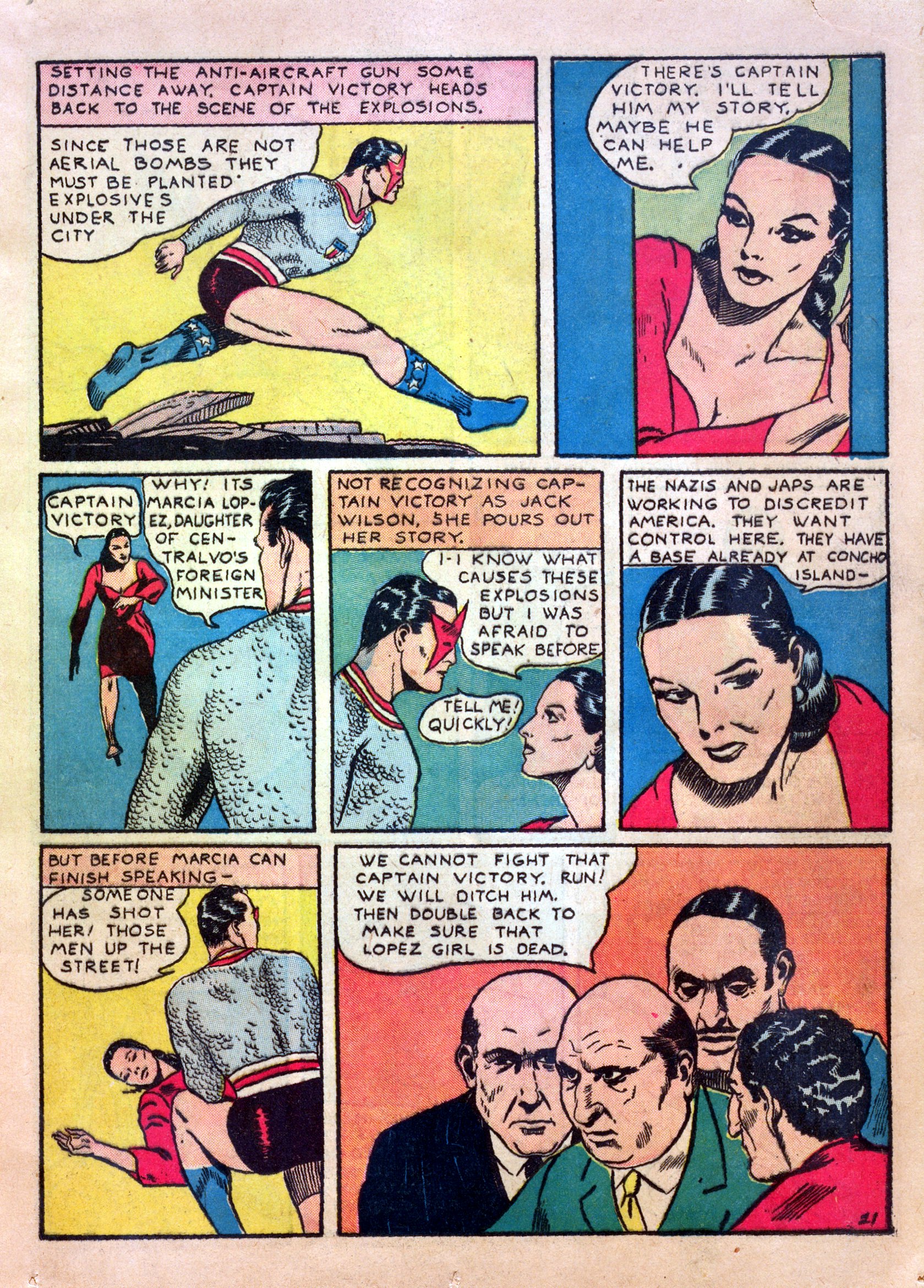 Read online Our Flag Comics comic -  Issue #1 - 23