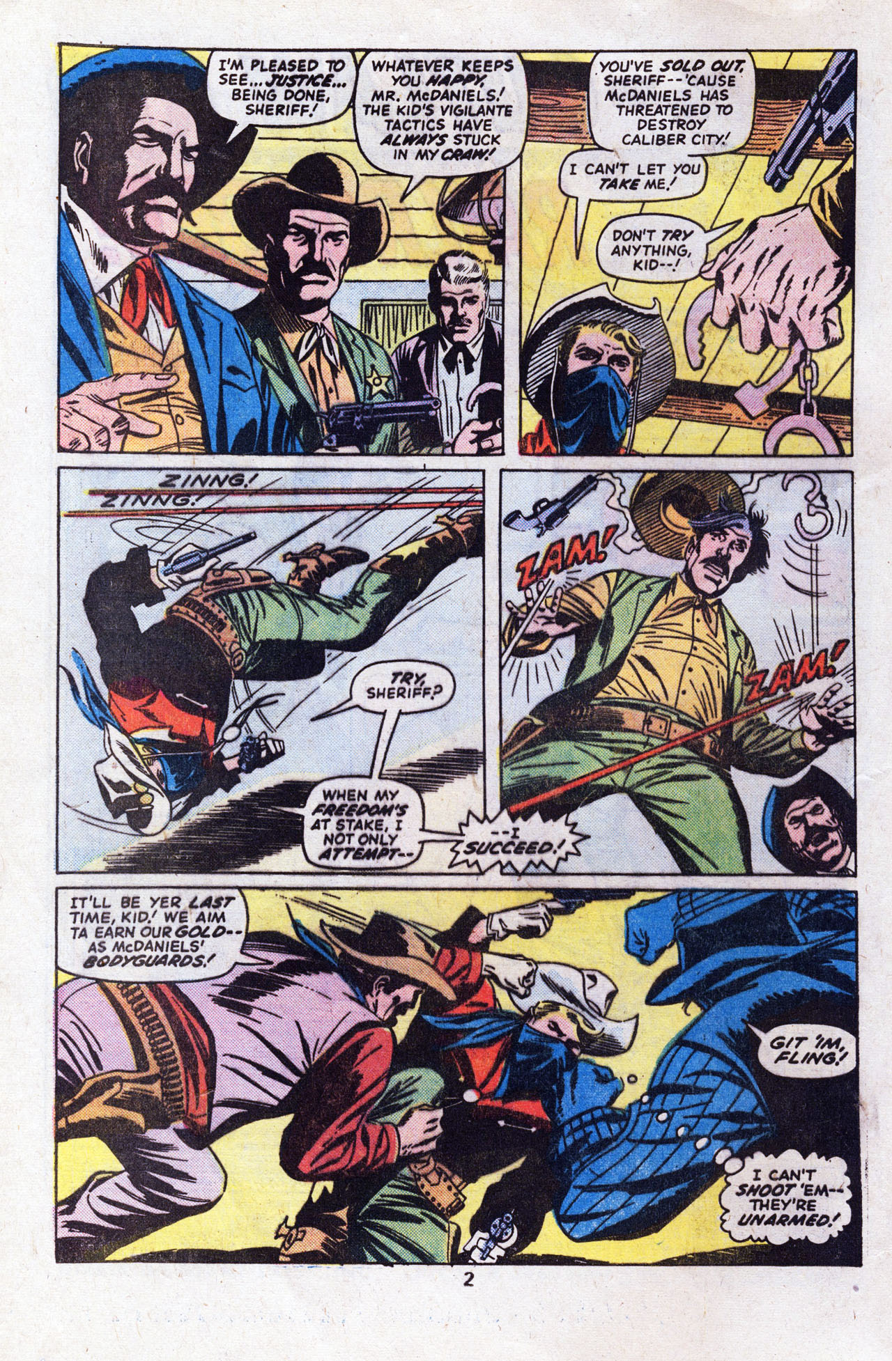 Read online The Outlaw Kid (1970) comic -  Issue #28 - 4