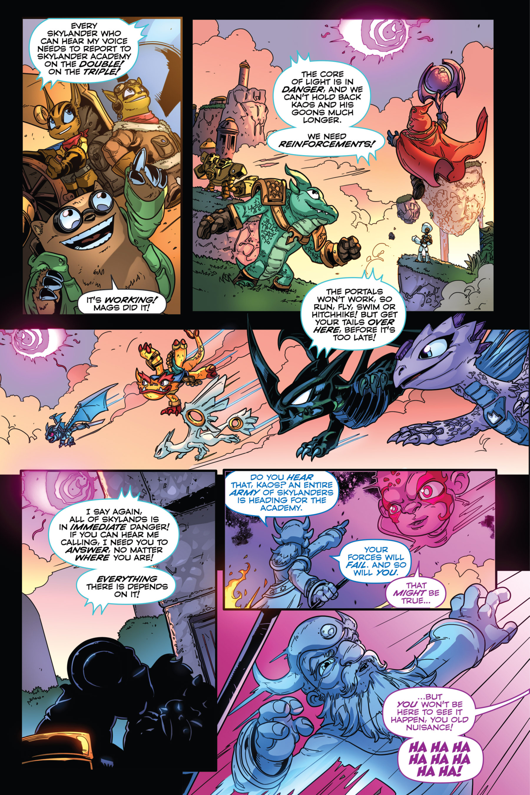 Read online Skylanders: Rift Into Overdrive comic -  Issue # Full - 57