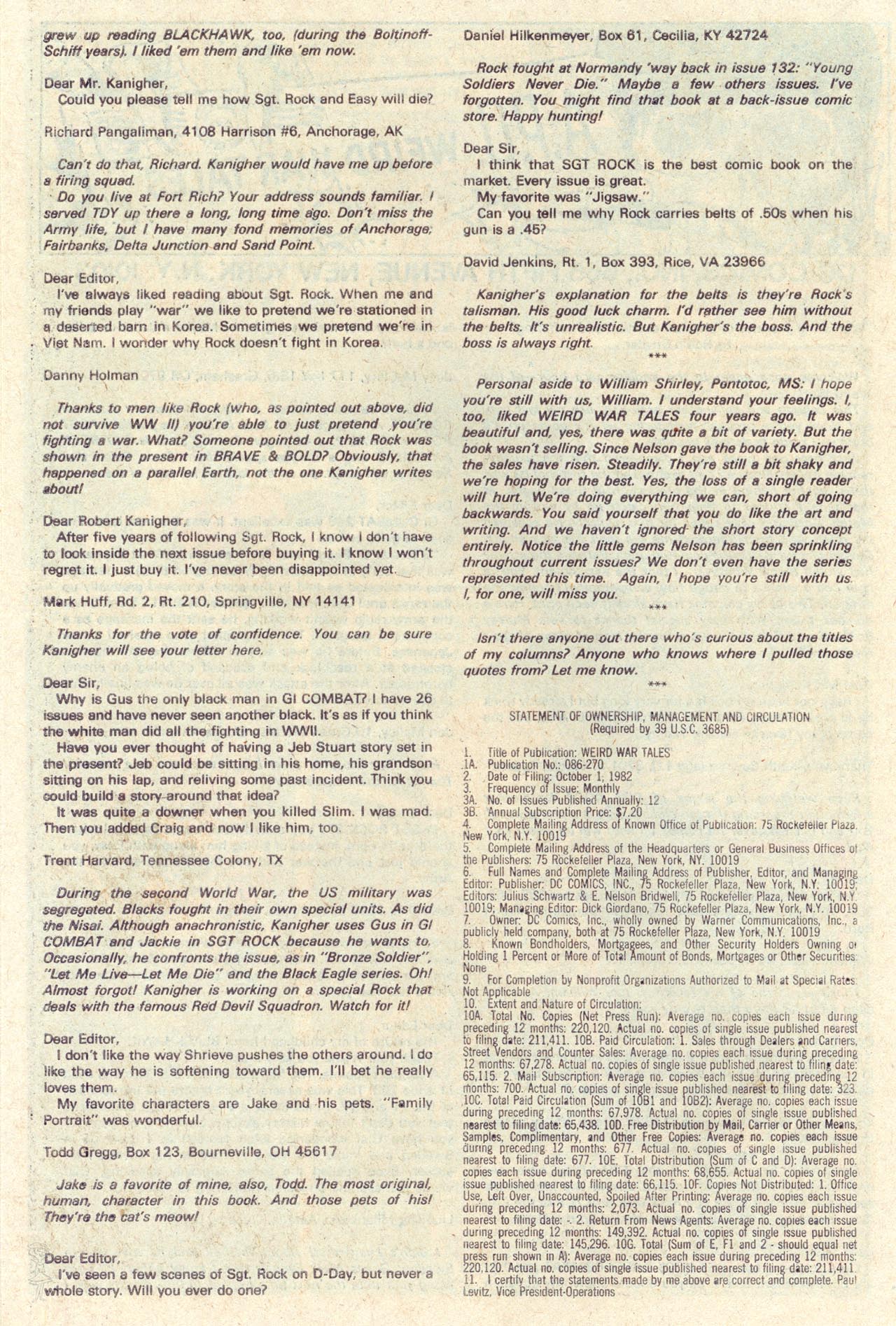 Read online Weird War Tales (1971) comic -  Issue #123 - 22