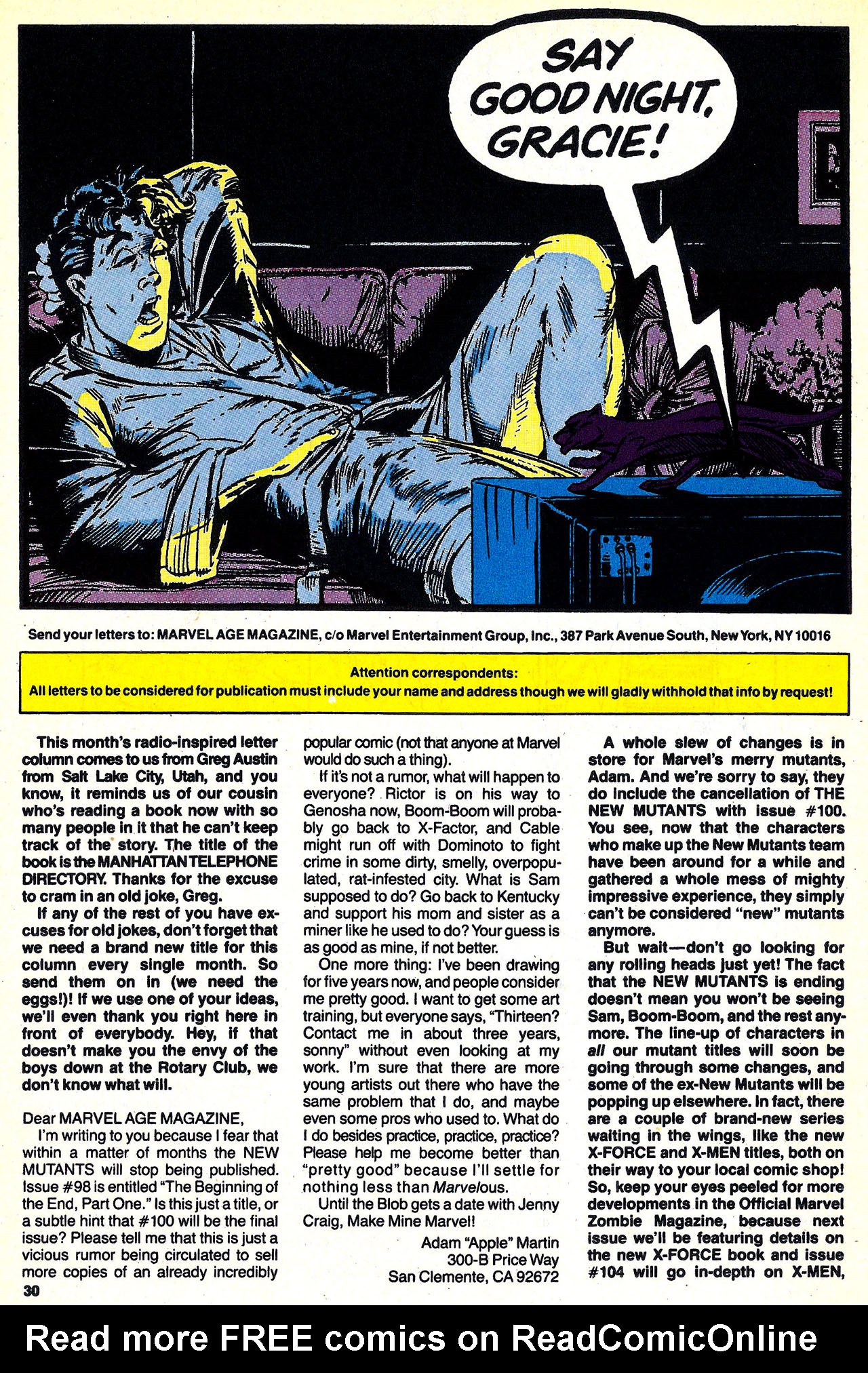 Read online Marvel Age comic -  Issue #101 - 32