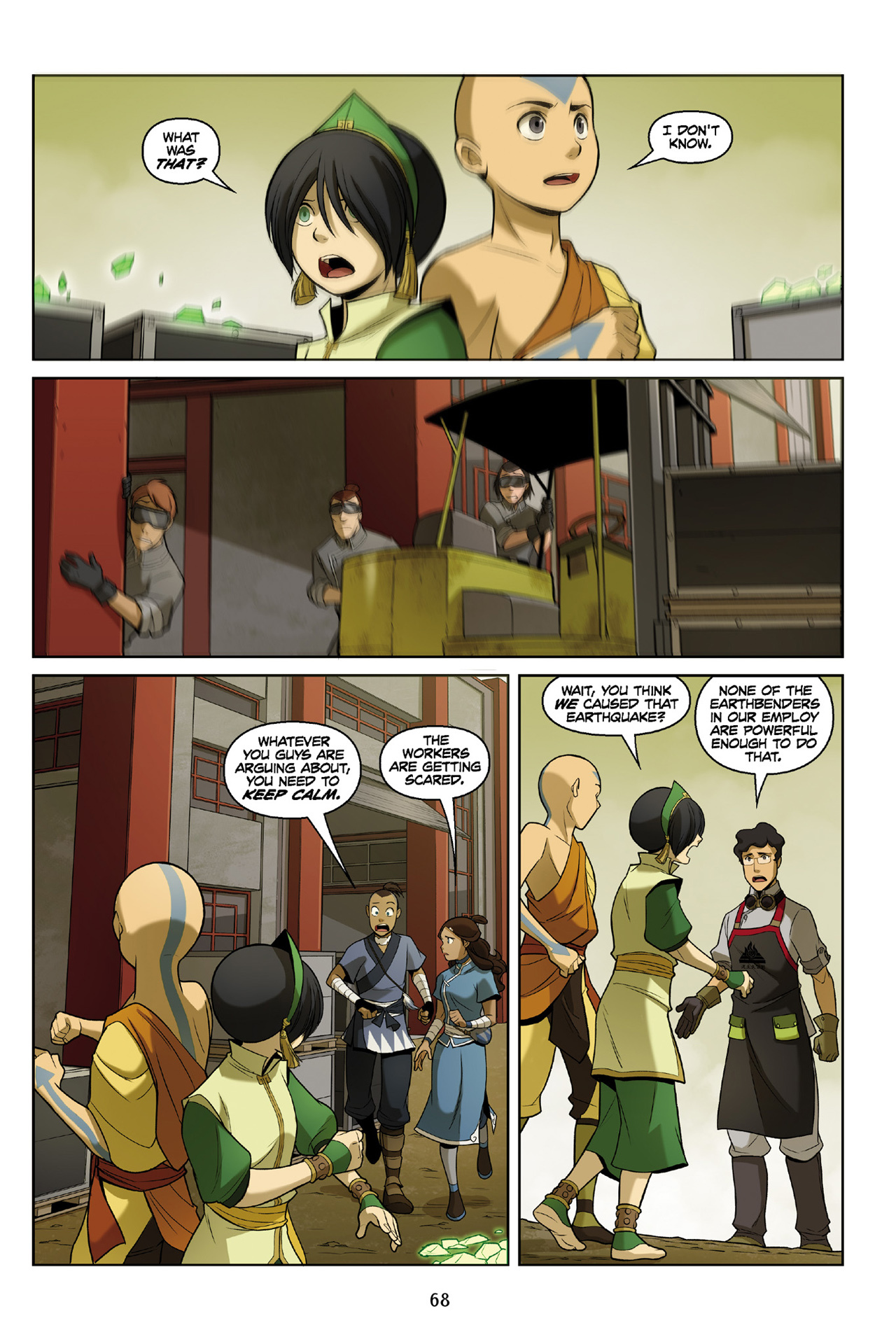 Read online Nickelodeon Avatar: The Last Airbender - The Rift comic -  Issue # Part 1 - 68