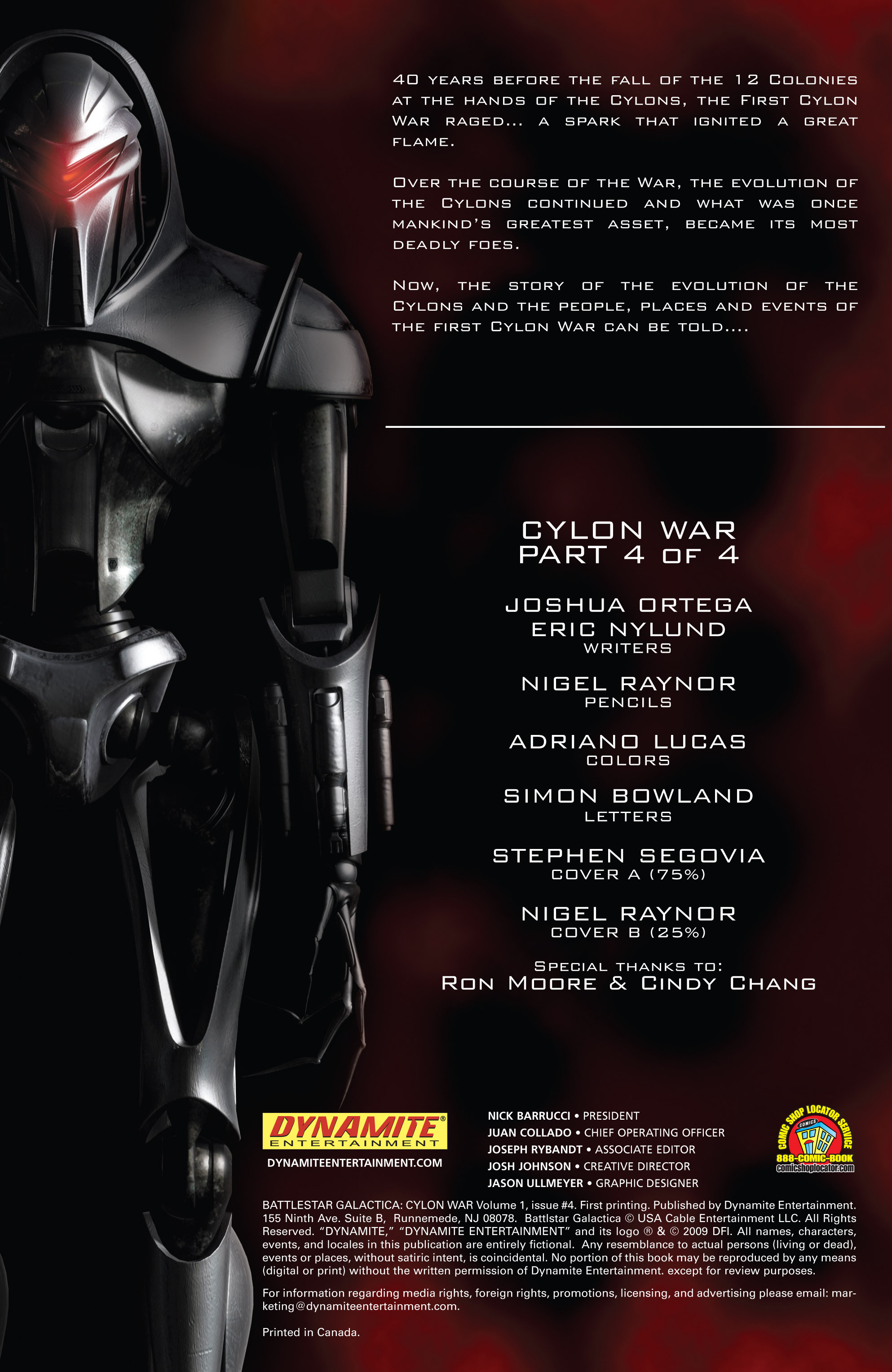 Read online Battlestar Galactica: Cylon War comic -  Issue #4 - 3