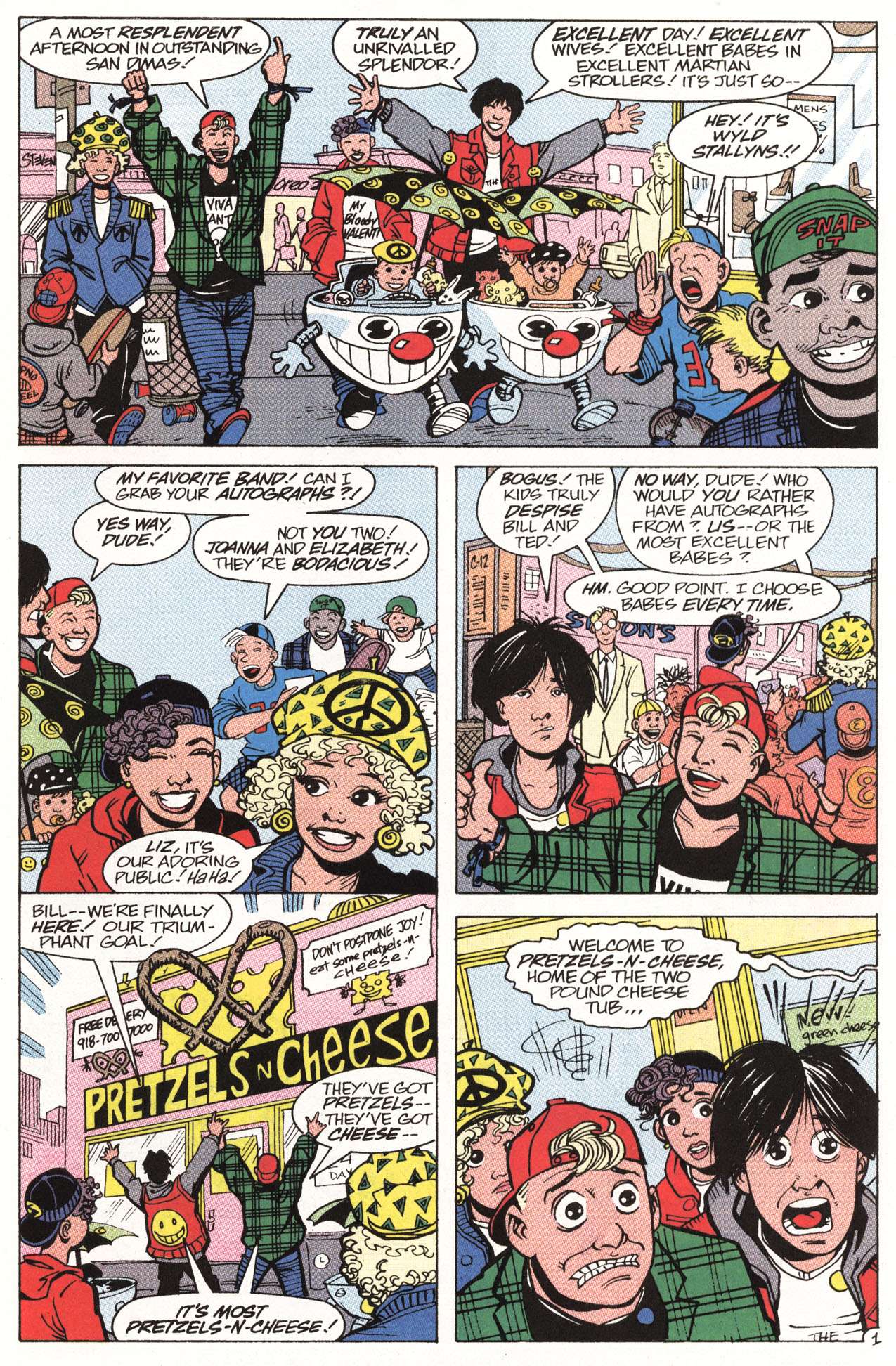 Read online Bill & Ted's Excellent Comic Book comic -  Issue #9 - 3