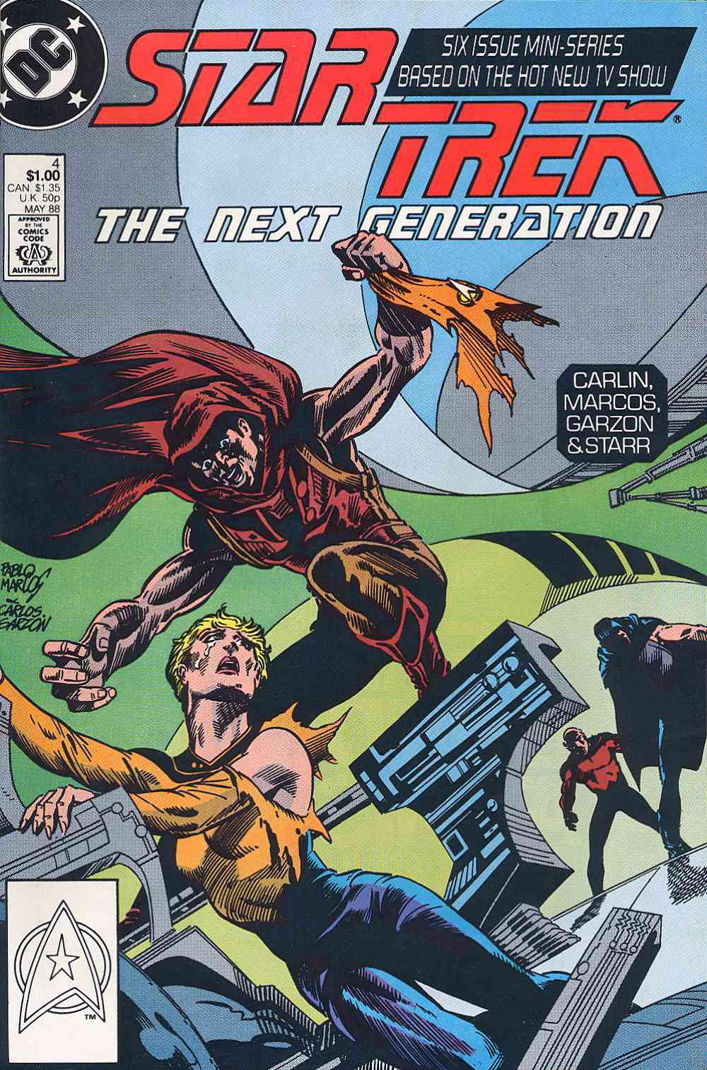 Read online Star Trek: The Next Generation (1988) comic -  Issue #4 - 1