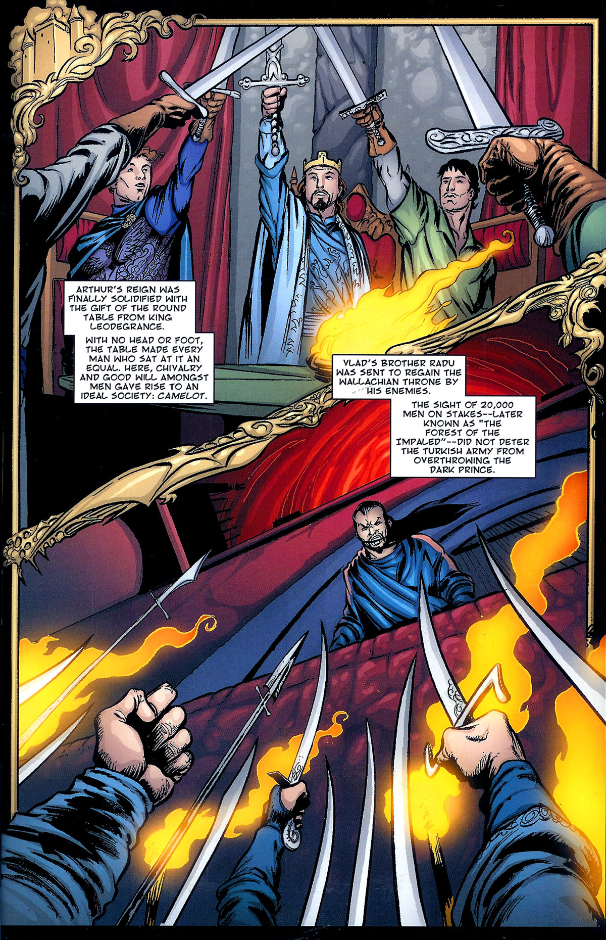 Read online Dracula vs King Arthur comic -  Issue #1 - 5