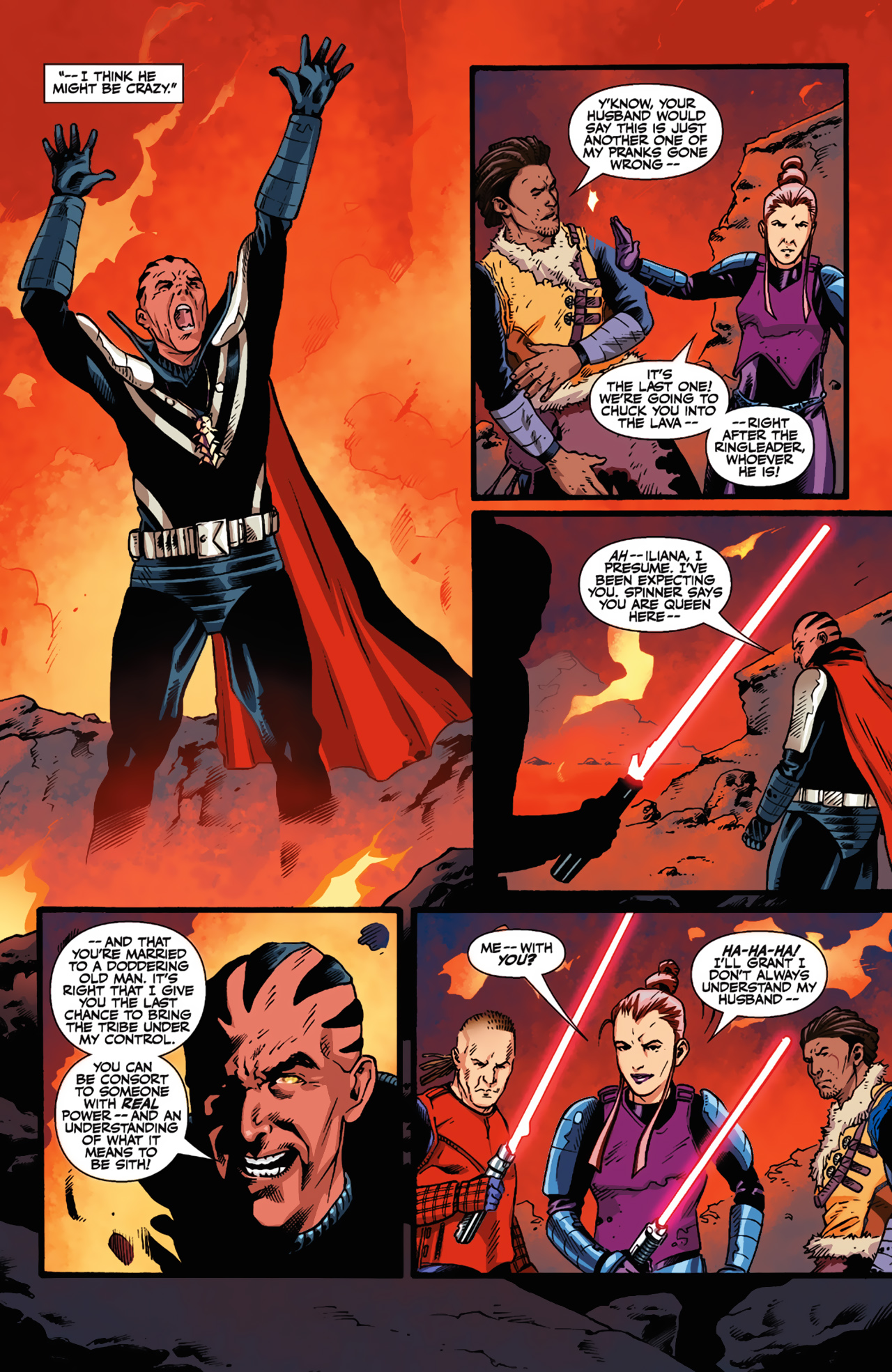 Read online Star Wars: Lost Tribe of the Sith - Spiral comic -  Issue #3 - 22