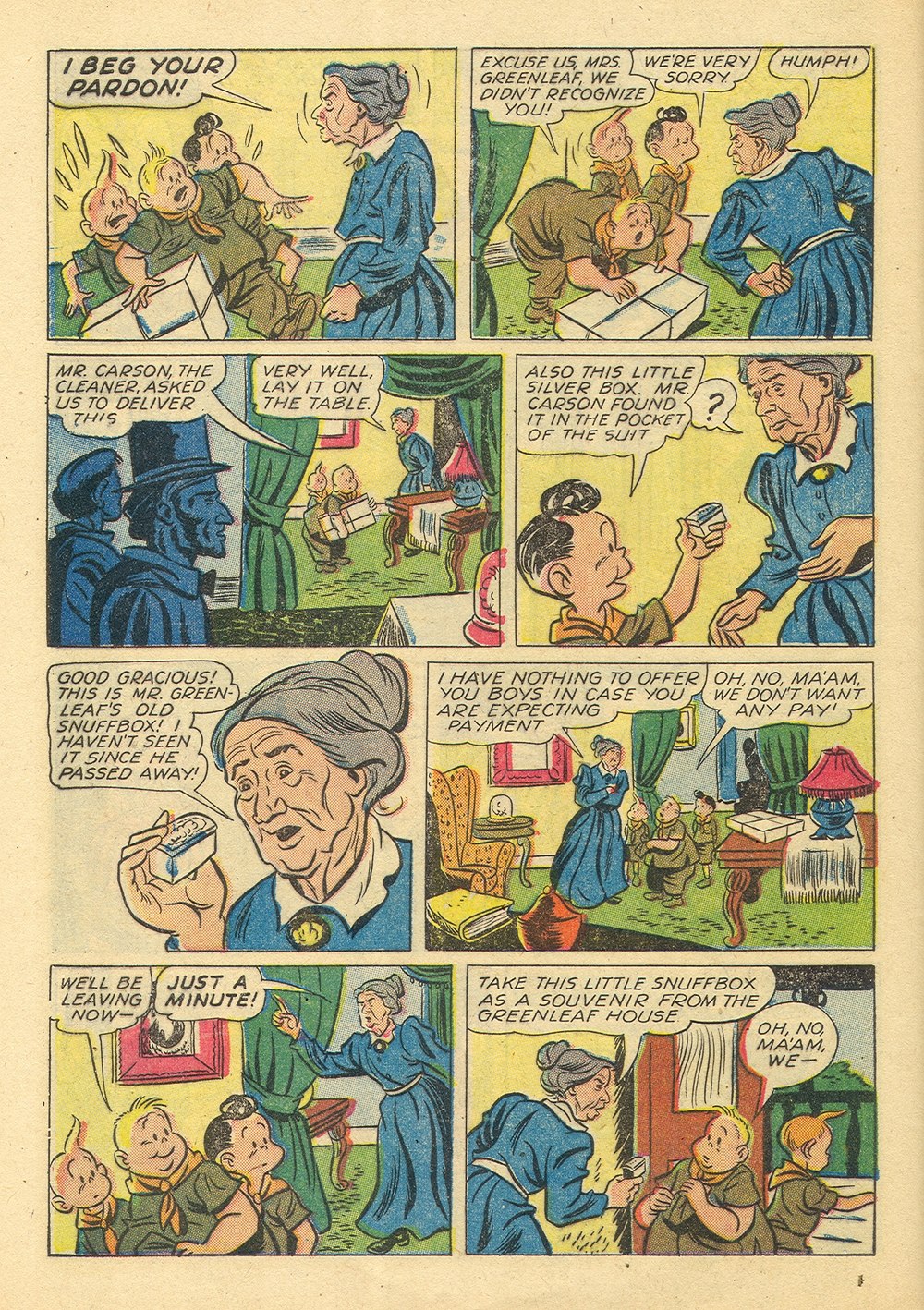 Read online Four Color Comics comic -  Issue #587 - 28