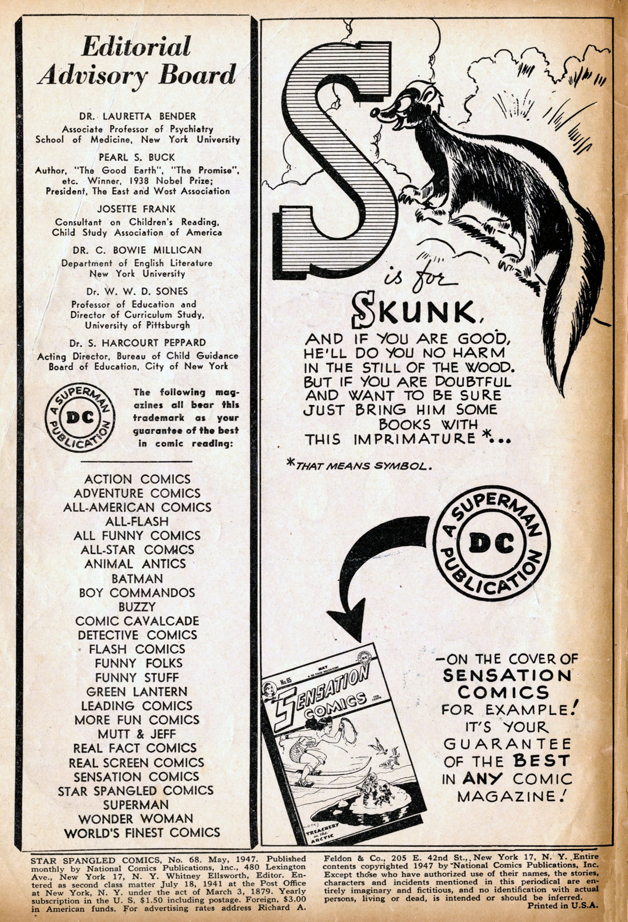 Read online Star Spangled Comics comic -  Issue #68 - 2