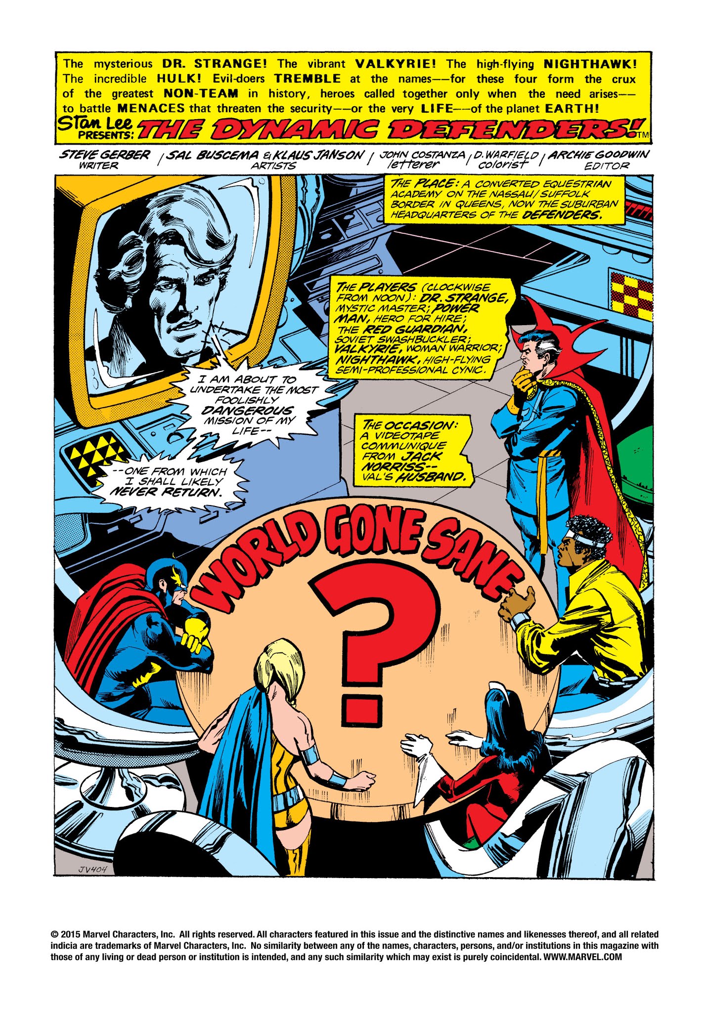 Read online Marvel Masterworks: The Defenders comic -  Issue # TPB 5 (Part 2) - 90