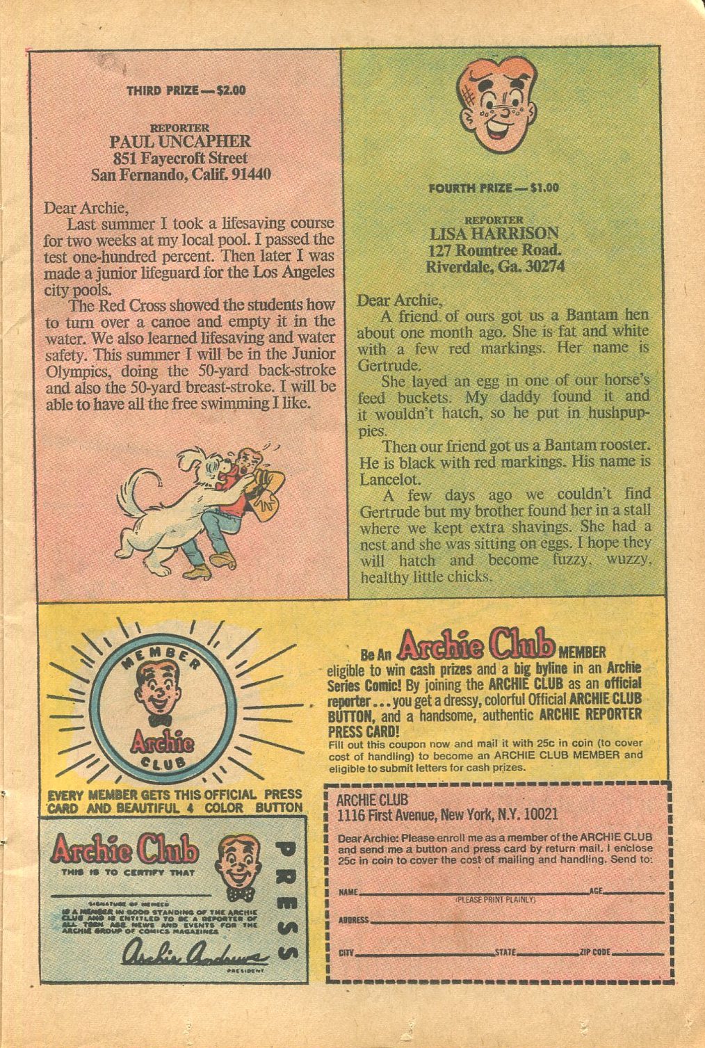 Read online Archie's Joke Book Magazine comic -  Issue #166 - 11