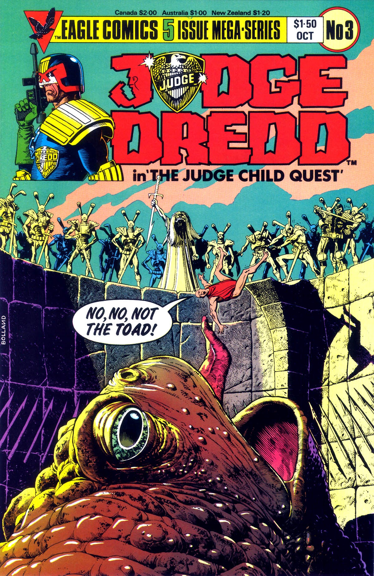 Read online Judge Dredd: The Judge Child Quest comic -  Issue #3 - 1