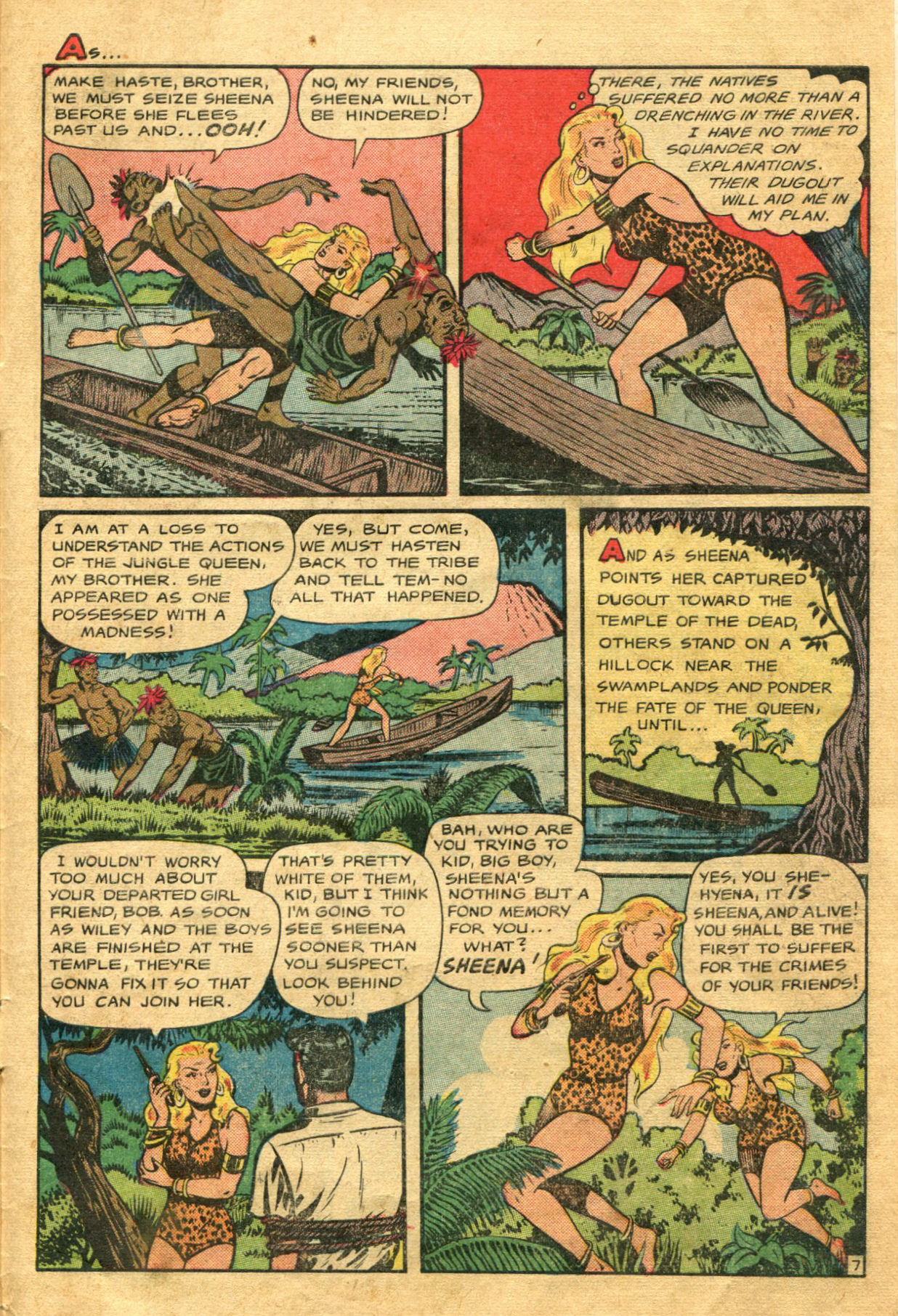 Read online Sheena, Queen of the Jungle (1942) comic -  Issue #9 - 31