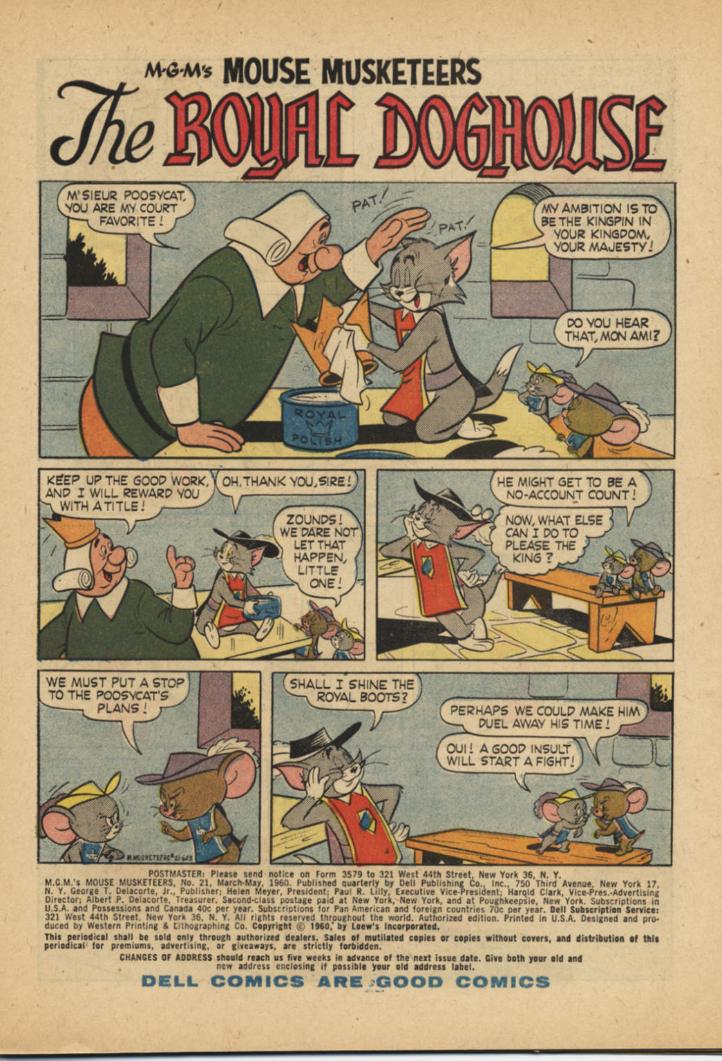 Read online M.G.M's The Mouse Musketeers comic -  Issue #21 - 3