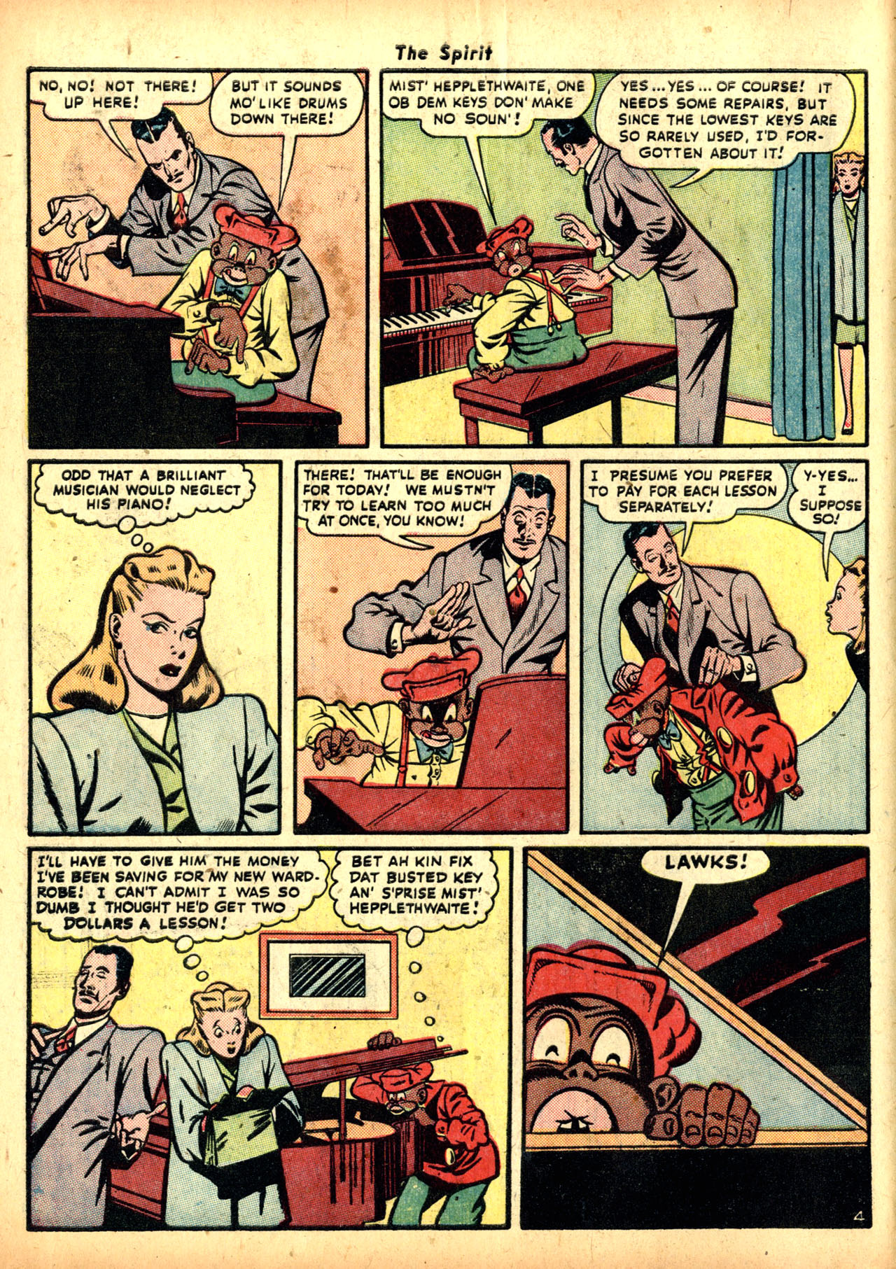 Read online The Spirit (1944) comic -  Issue #5 - 14