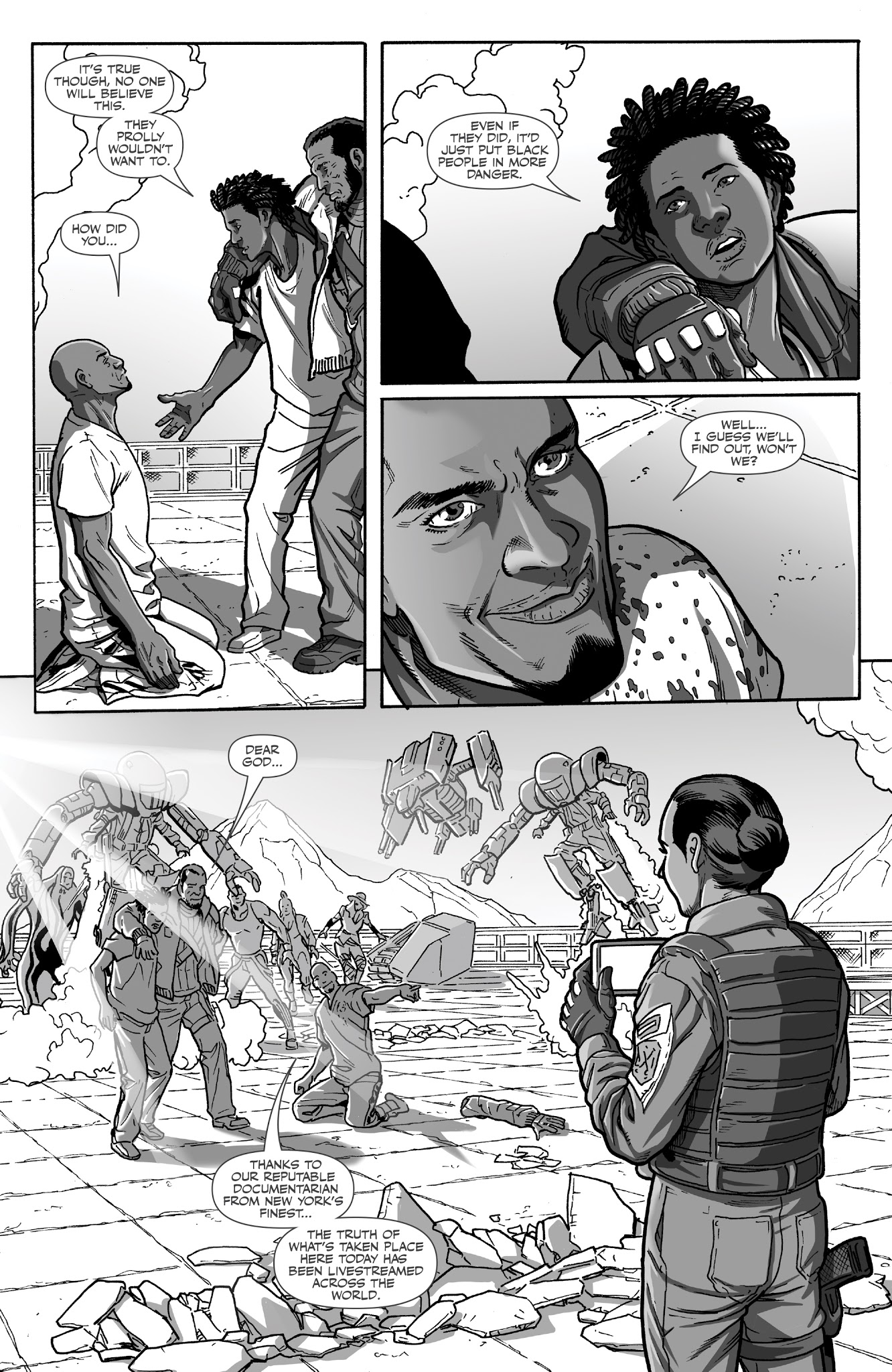 Read online Black comic -  Issue #6 - 36