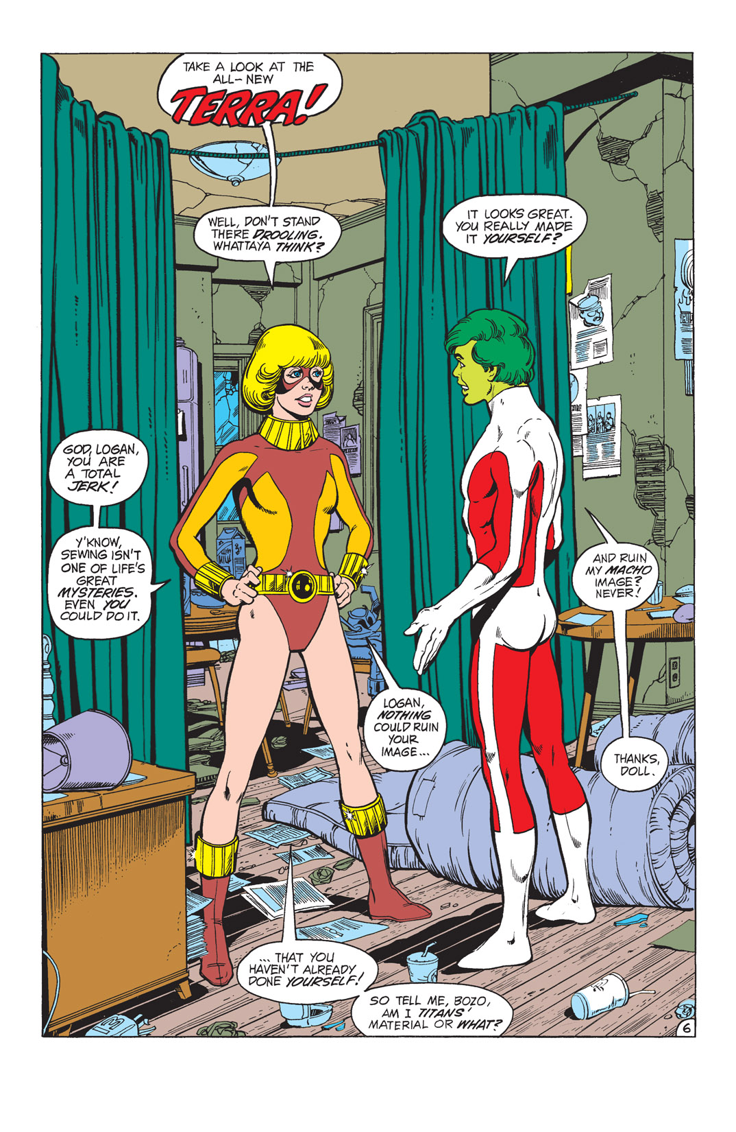 Read online The New Teen Titans (1980) comic -  Issue #30 - 7