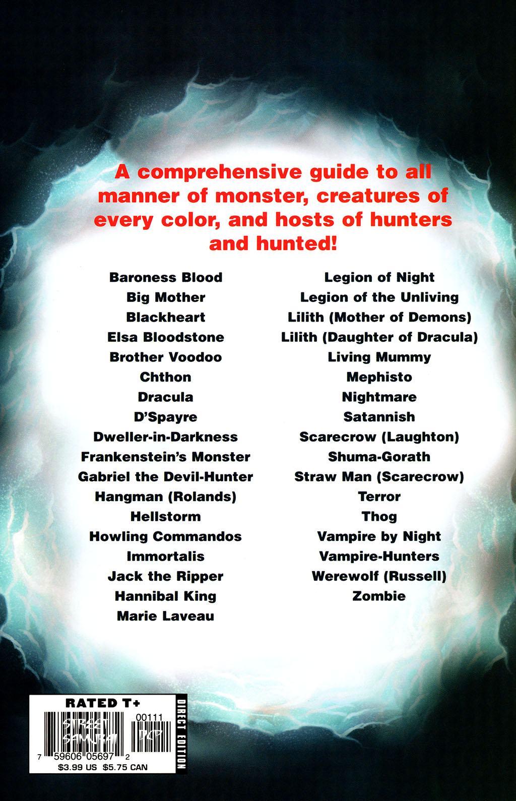 Read online Official Handbook of the Marvel Universe: Horror 2005 comic -  Issue # Full - 52