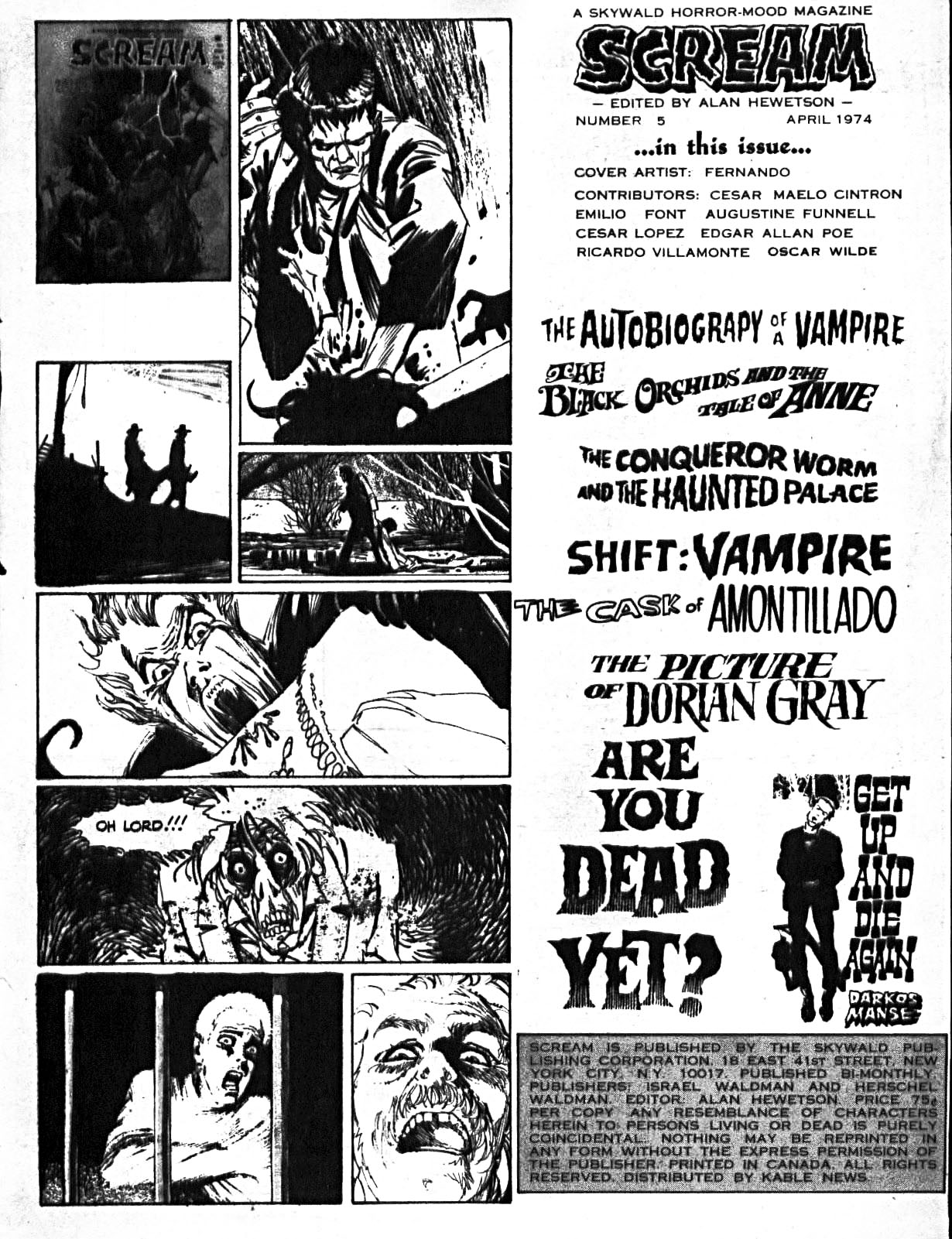 Read online Scream (1973) comic -  Issue #5 - 3