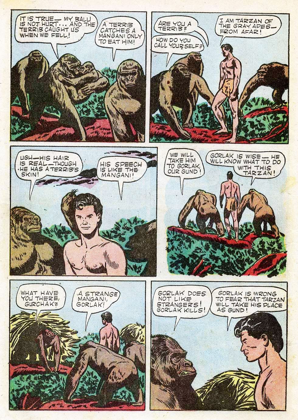 Read online Tarzan (1948) comic -  Issue #20 - 8