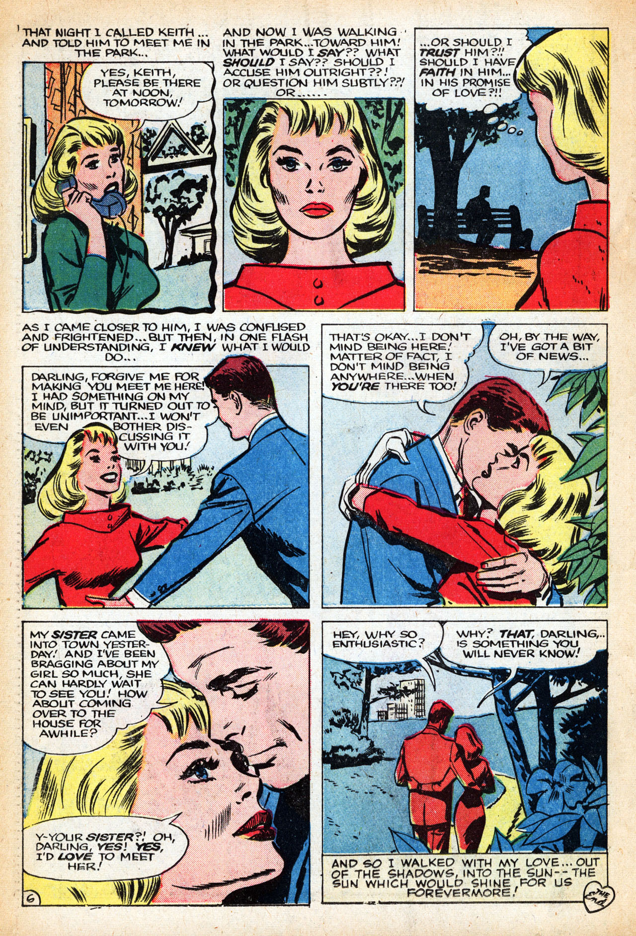 Read online Love Romances comic -  Issue #87 - 18