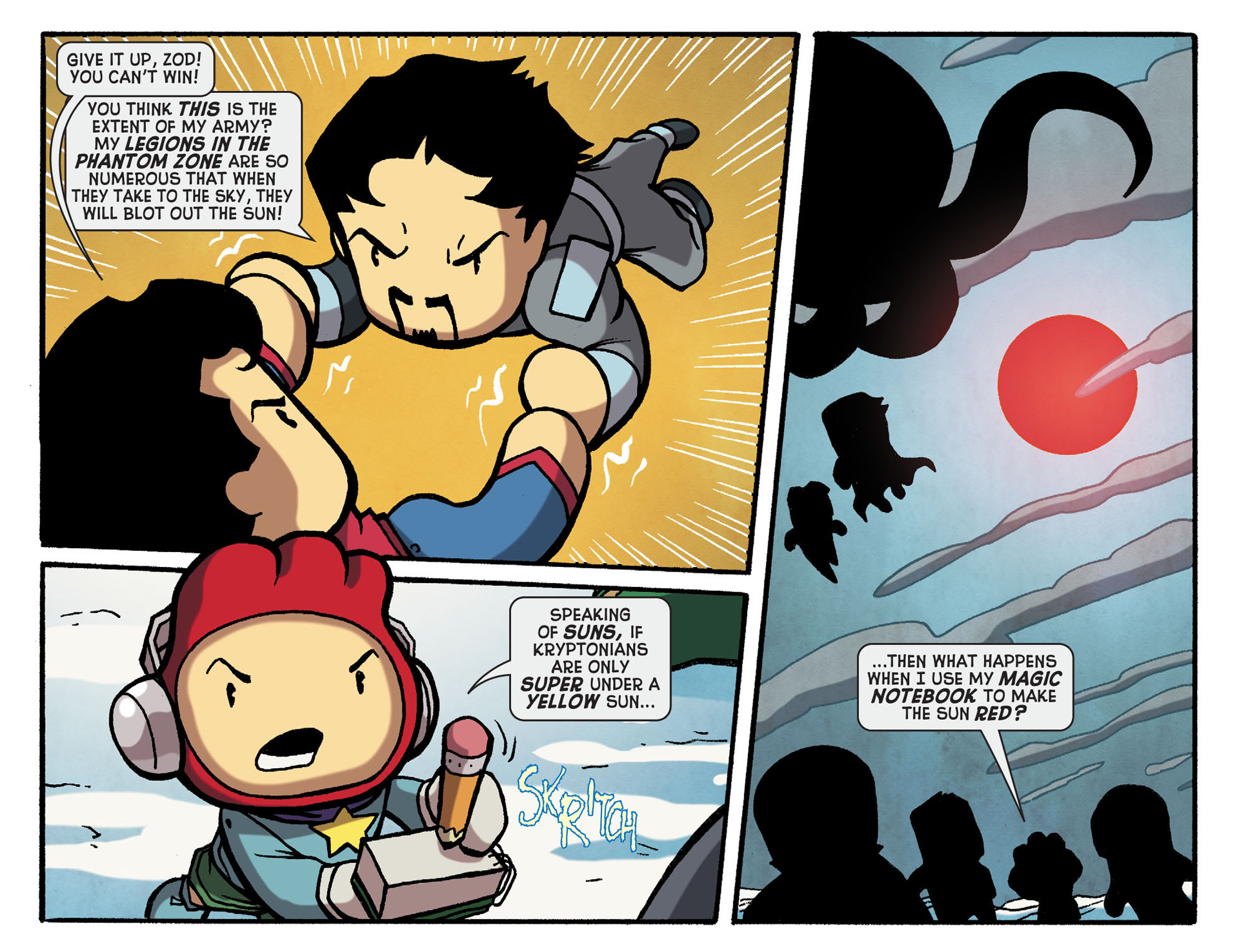 Read online Scribblenauts Unmasked: A Crisis of Imagination comic -  Issue #11 - 9